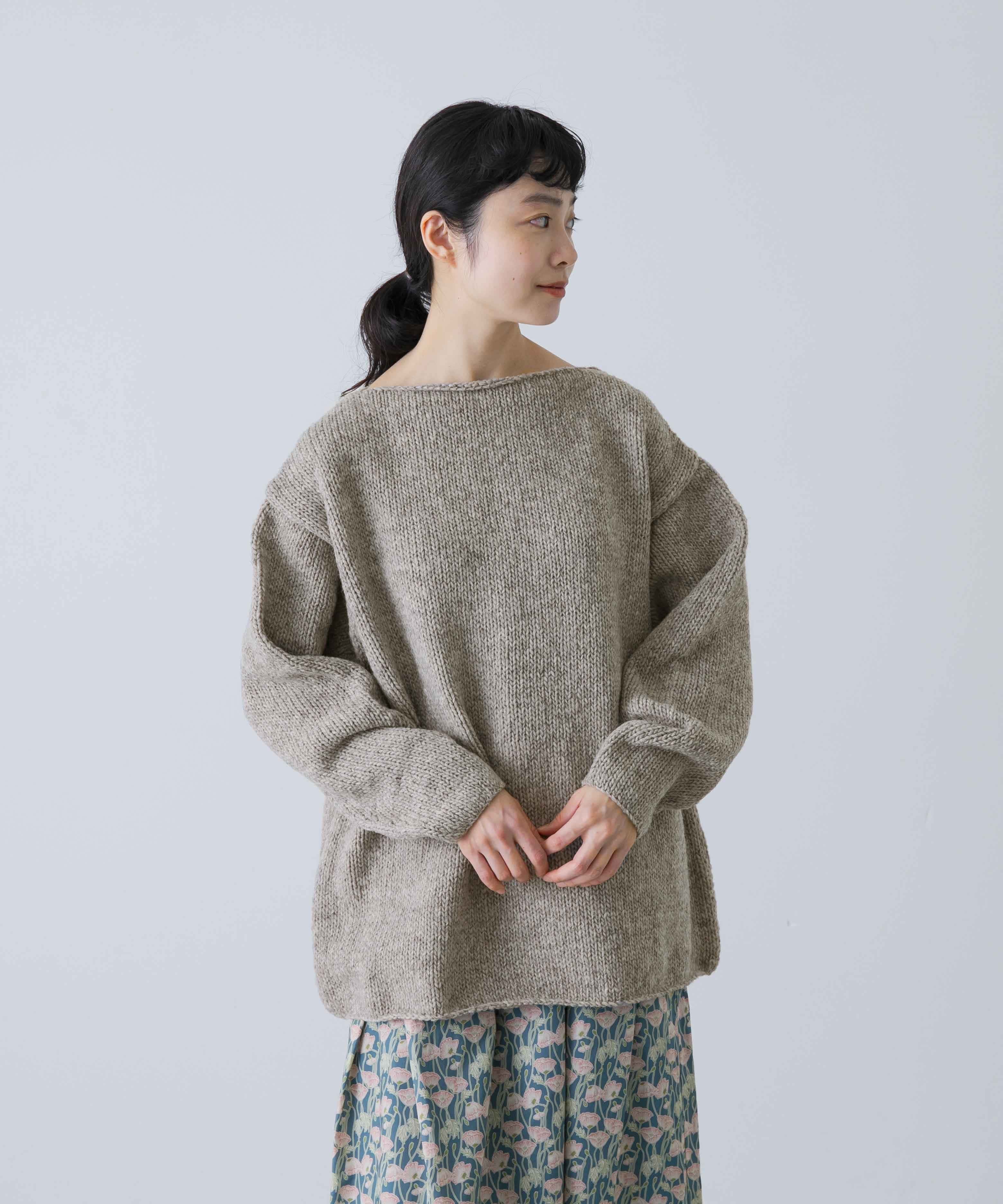 かぐれ｜『2サイズ展開』ペルーボートネックニット | Rakuten Fashion