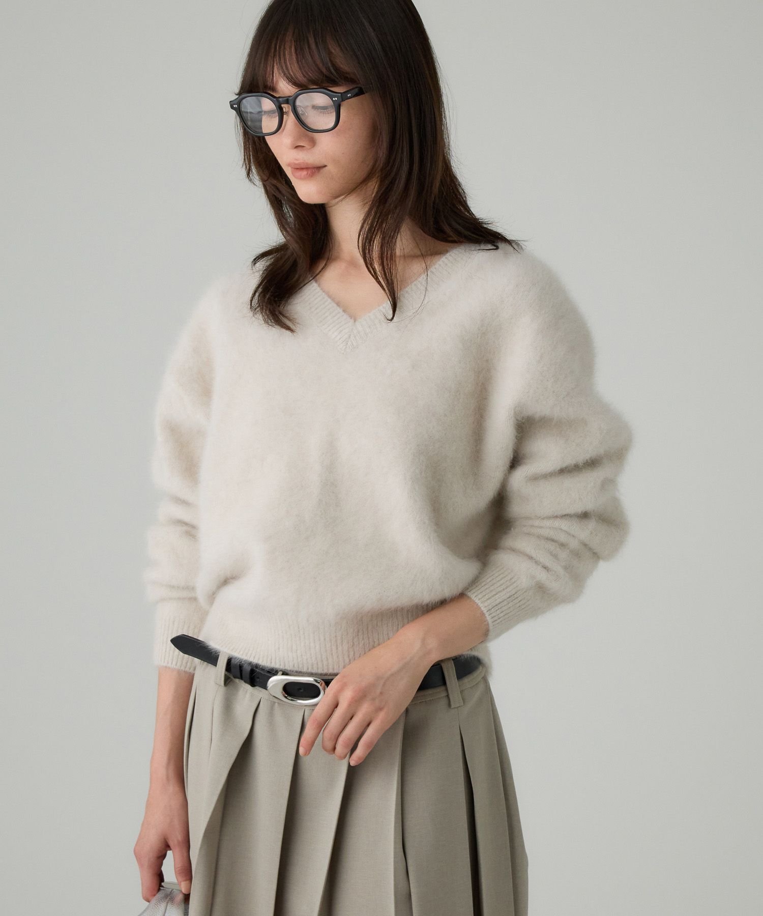 BABYLONE｜FOXカシミヤ2WAYプルオーバー | Rakuten Fashion(楽天