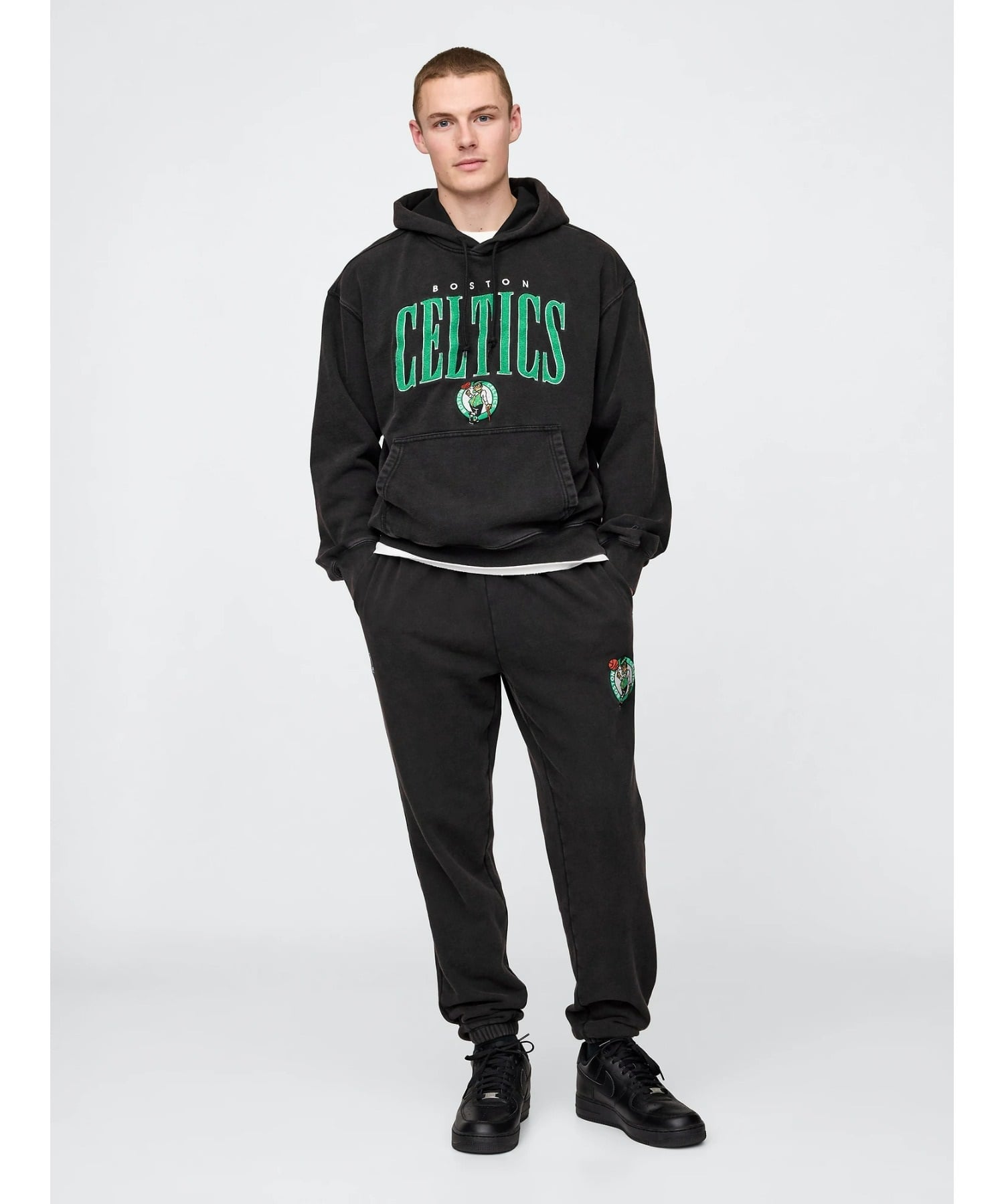 GAP｜(U)NBA ボストン セルティックス ロゴ ヘビーウェイトパーカー