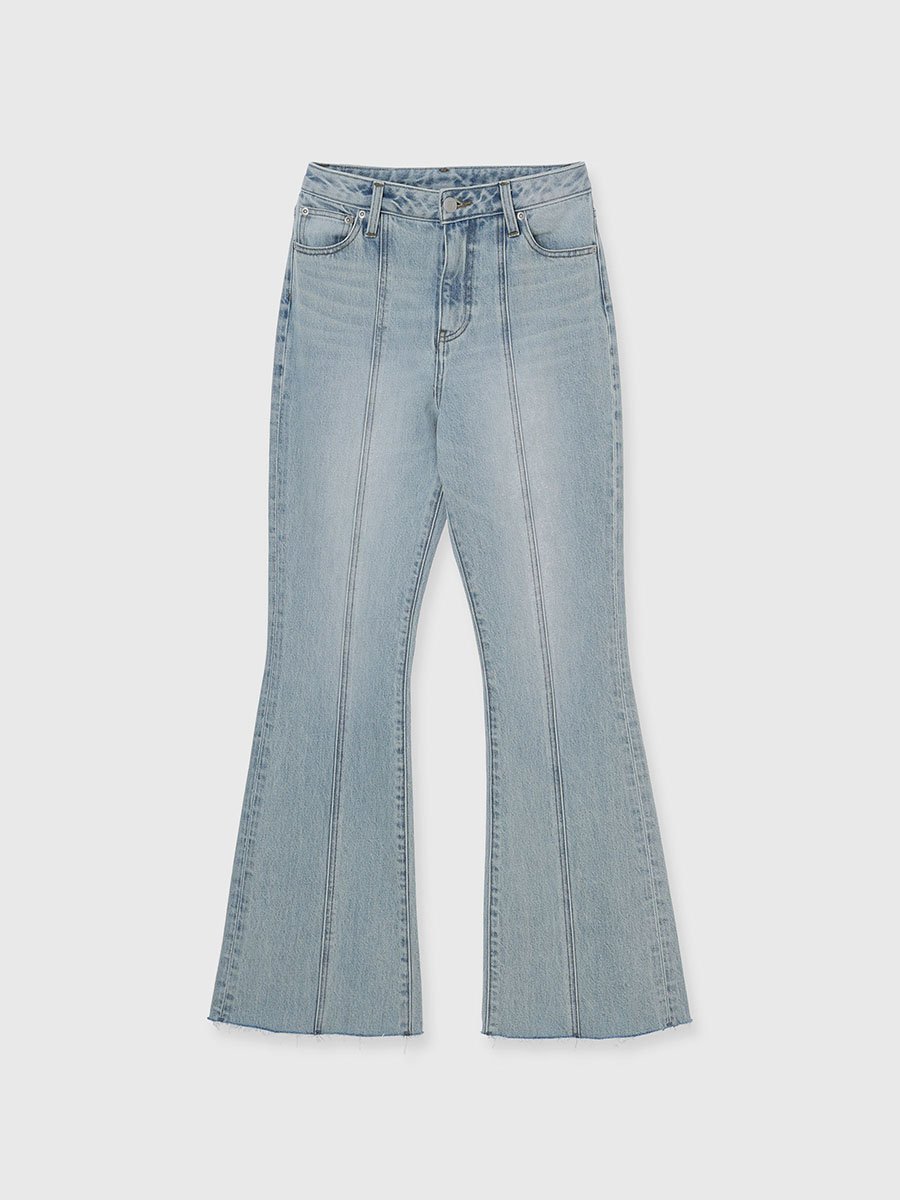 anuans｜センターシームセミフレアデニム | Rakuten Fashion(楽天