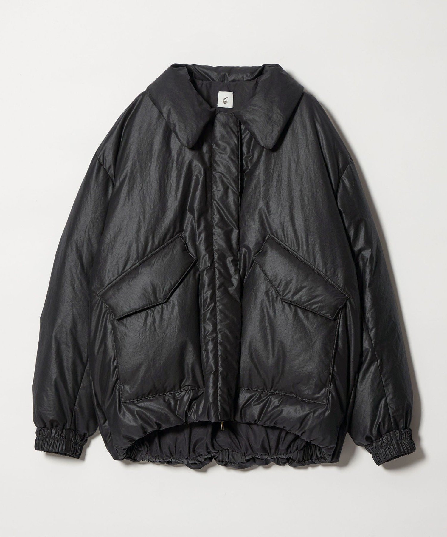 6 ROKU ダウンフーディージャケット ブラック 38サイズ BEAUTY&YOUTH UNITED ARROWS｜<6(ROKU)>ダウン フーディー ジャケット