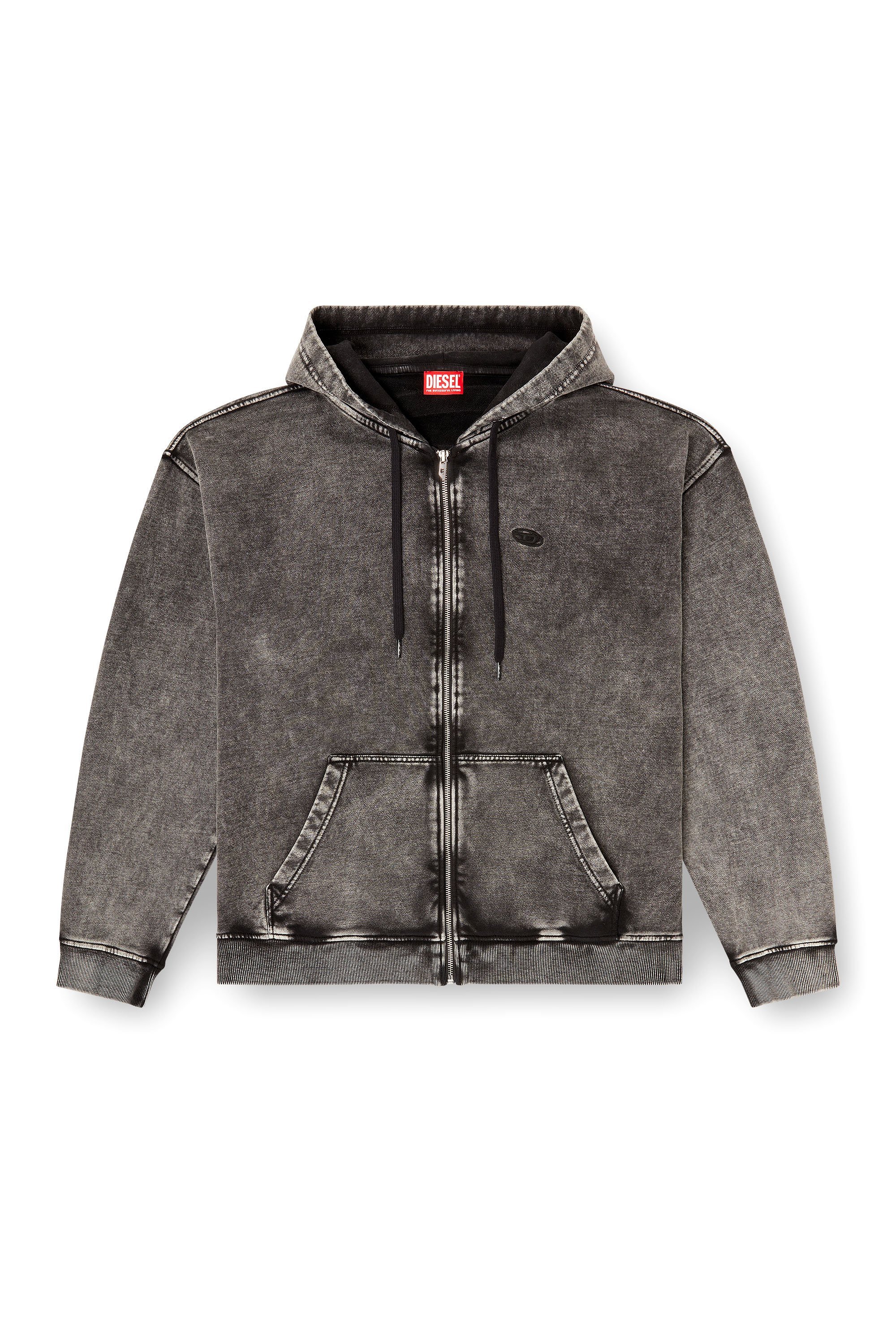 DIESEL｜メンズ ジップアップパーカー S-BOXT-HOOD-ZIP-DEN | Rakuten