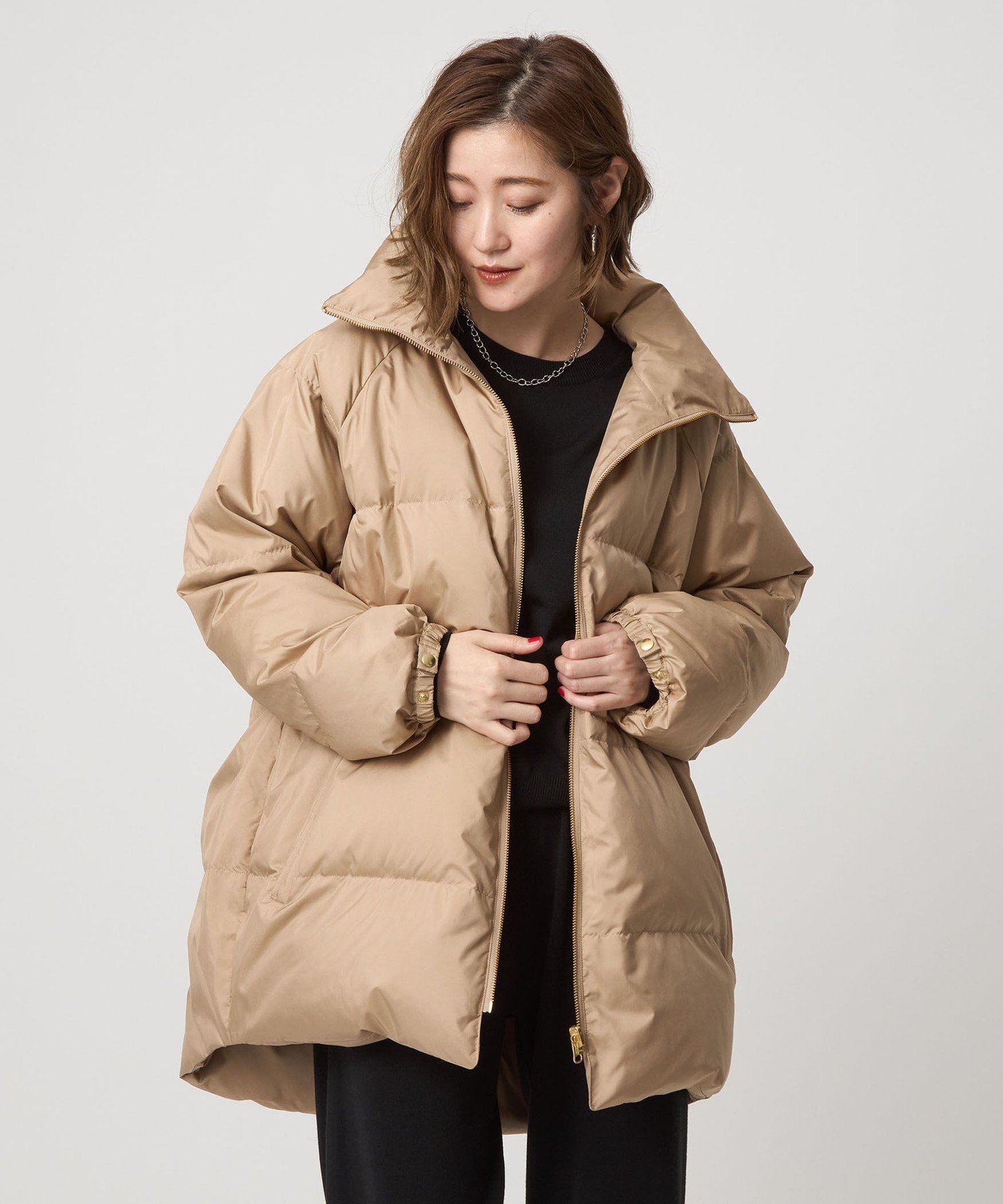 即日発送！＜conte＞ ミリタリー リバーシブル ダウンジャケット UNITED ARROWS｜<conte>ミリタリー リバーシブル ダウンジャケット