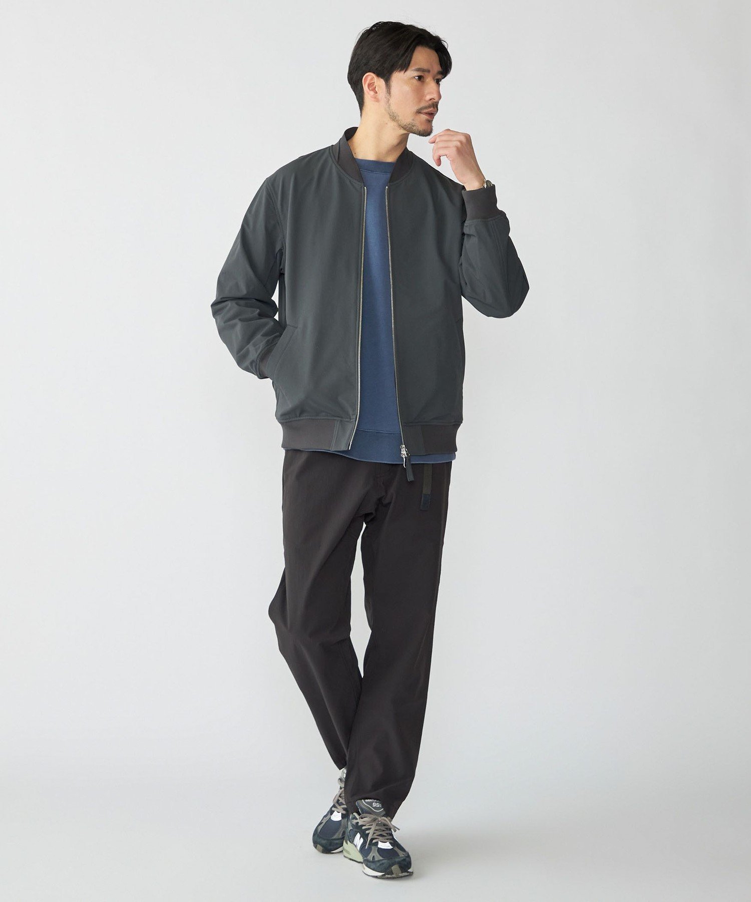 ラッセルノ　ナイロンジップアップジャケット NYLON ZIP-UP JACKET VENTナイロン ジップ-アップ ジャケット ベント