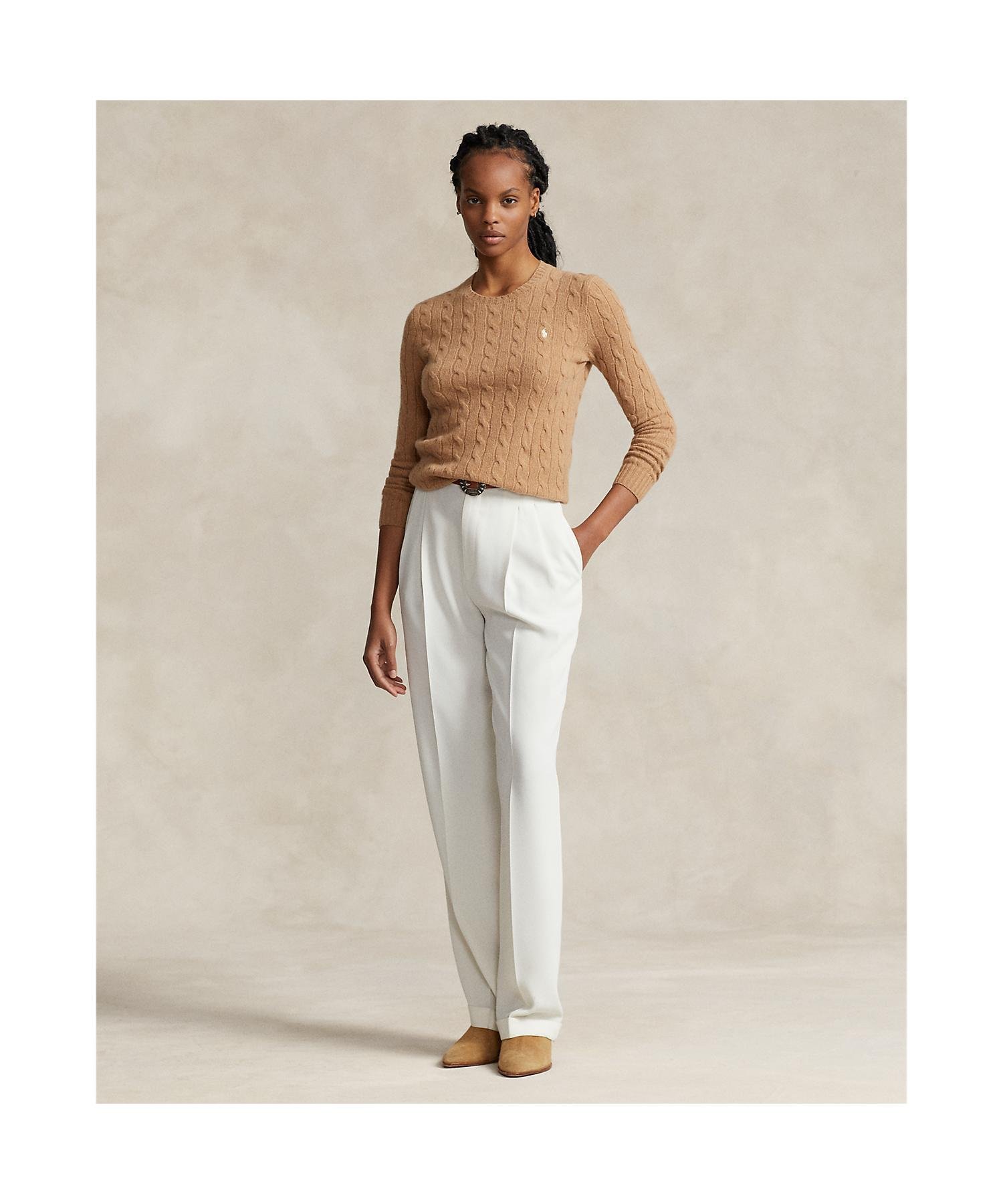 RALPH LAUREN｜ケーブルニット ウールカシミヤ セーター | Rakuten