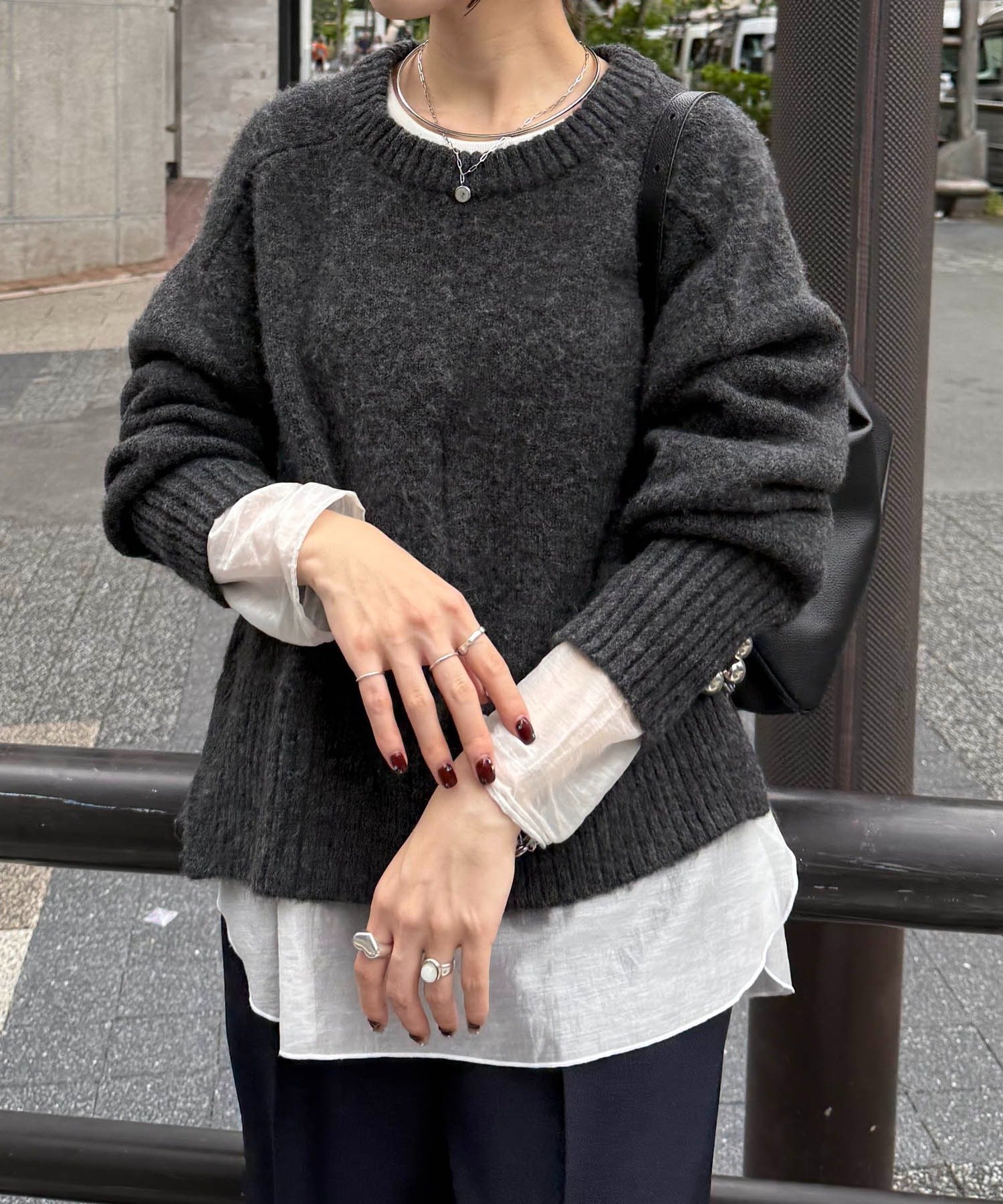 COLLAGE GALLARDAGALANTE｜ヤクライクショートニット | Rakuten