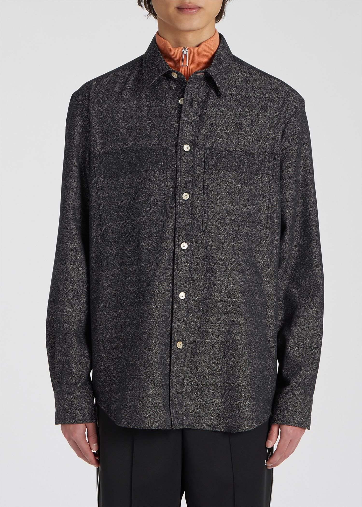 Paul Smith｜ミックステクスチャー カジュアルシャツ | Rakuten