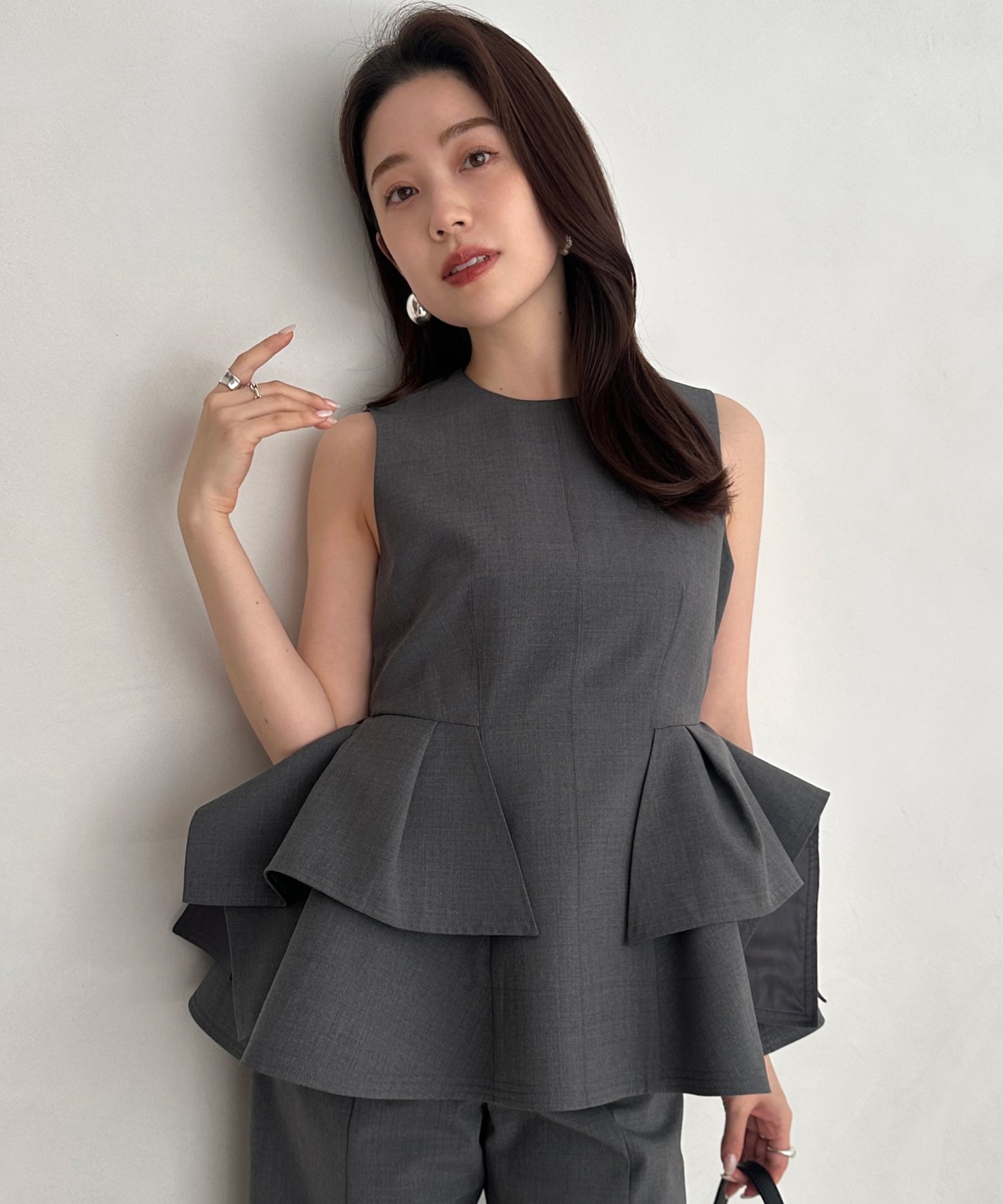 anuans｜オブジェクトフレアトップス | Rakuten Fashion(楽天