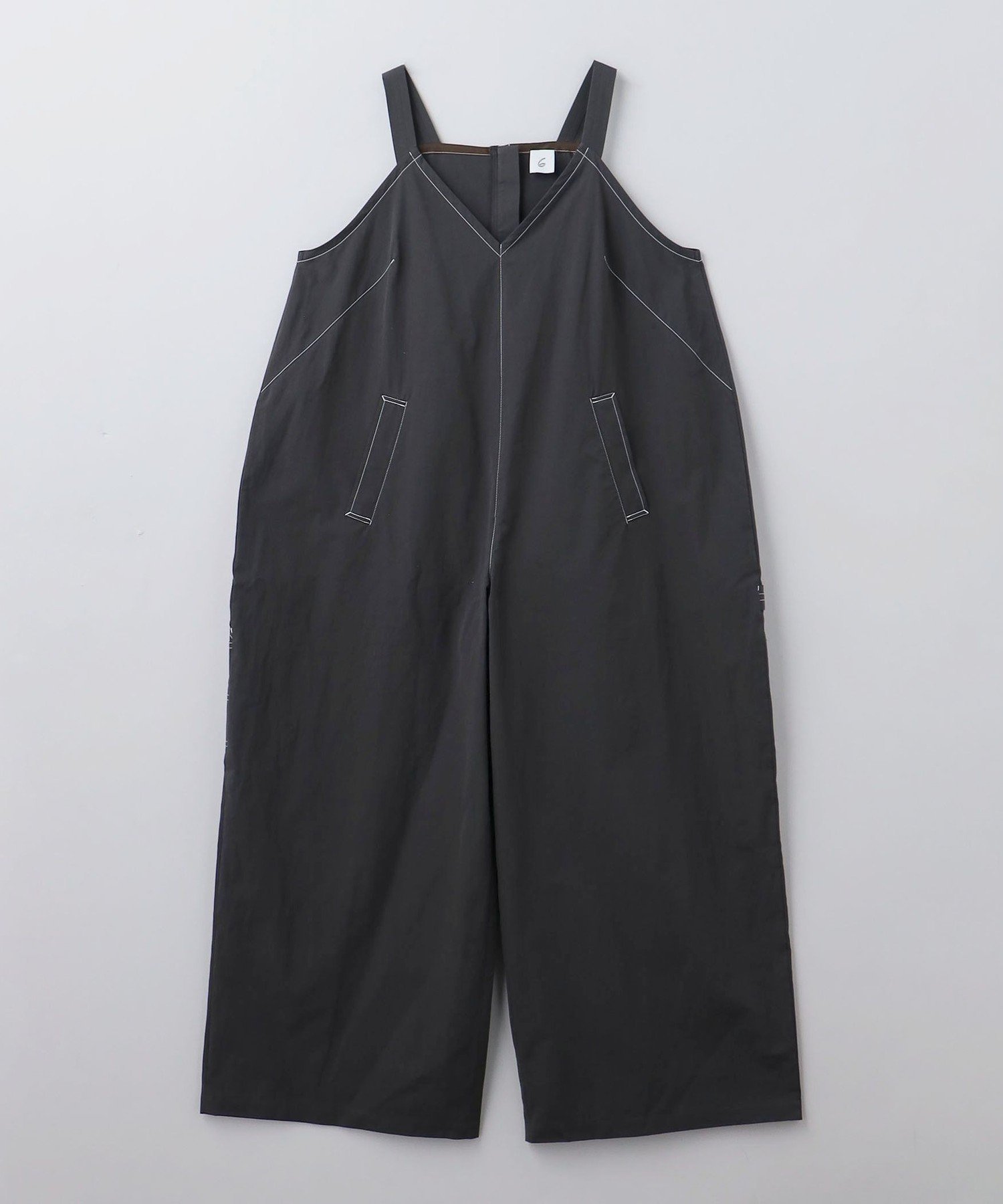 ＜6(ROKU)＞コットン ビック オールインワン UNITED ARROWS LTD. OUTLET｜<6(ROKU)>コットン ビッグ オールインワン