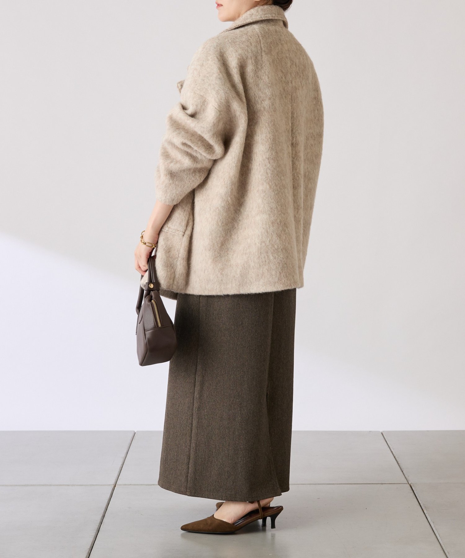 COLLAGE GALLARDAGALANTE｜シャギーコート | Rakuten Fashion(楽天