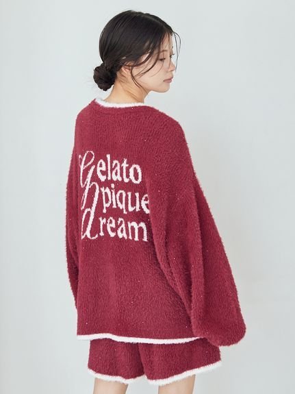 gelato pique｜ラメフェザーカーディガン | Rakuten Fashion(楽天