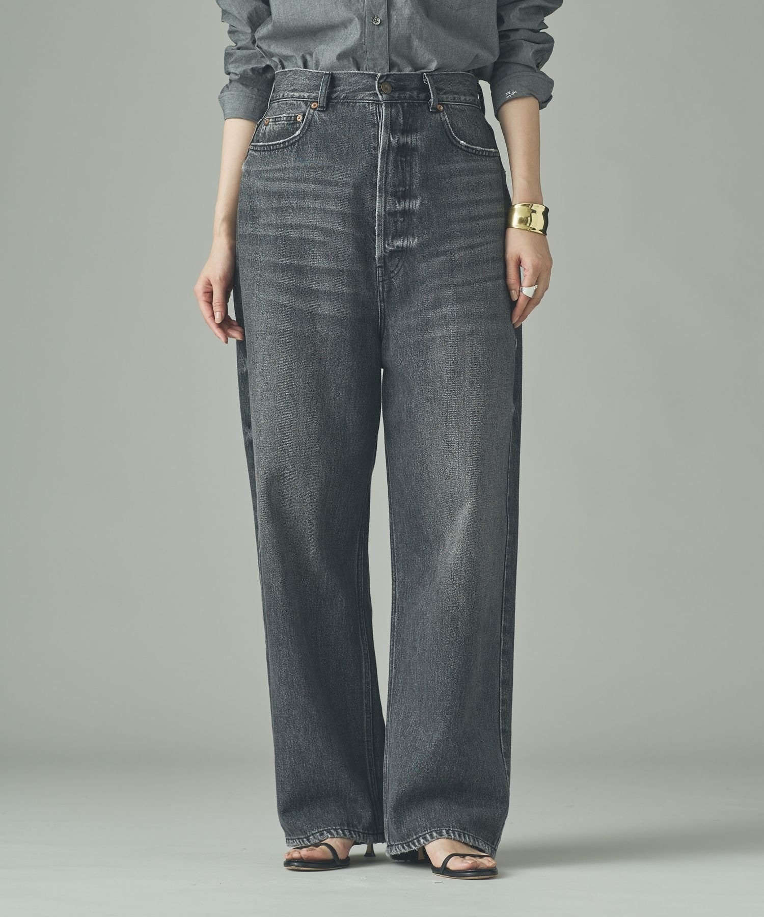 ＜&RC＞ワイドルーズデニムパンツ Curensology｜<&RC>ワイドルーズデニムパンツ | Rakuten Fashion(楽天