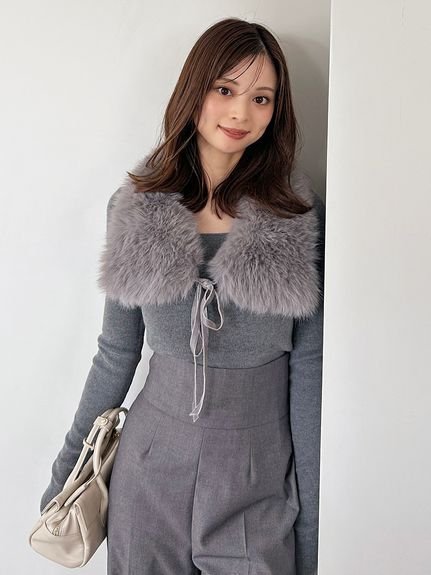SNIDEL｜ティペットファーニット | Rakuten Fashion(楽天ファッション