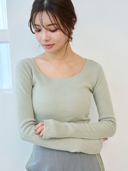 SNIDEL｜ティペットファーニット | Rakuten Fashion(楽天ファッション