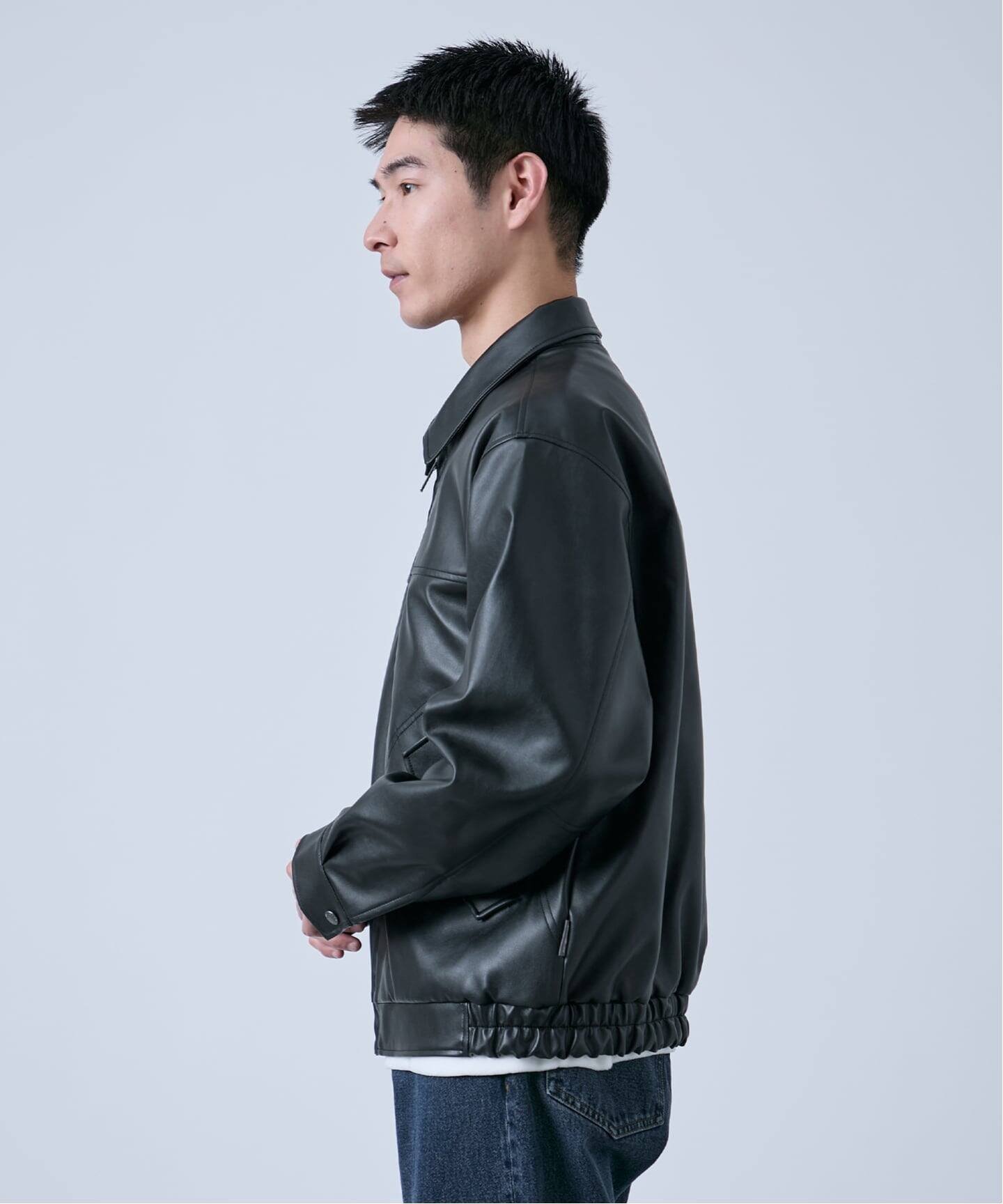 B.C STOCK｜Eddie Bauer 別注 フェイクレザーブルゾン | Rakuten