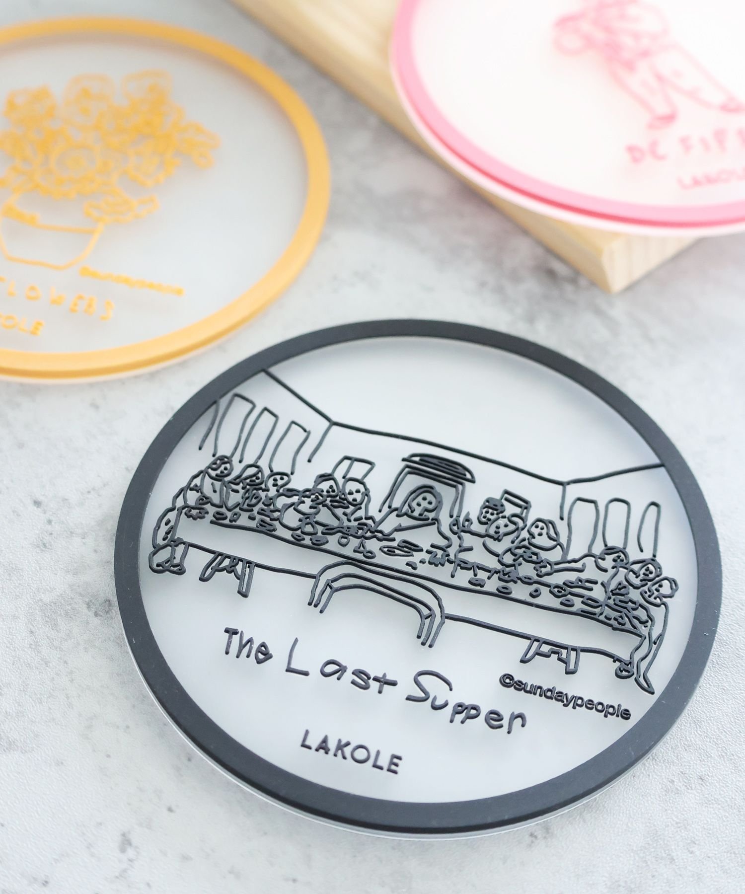 LAKOLE｜[世界の名作]PVCコースター2点セット | Rakuten Fashion(楽天