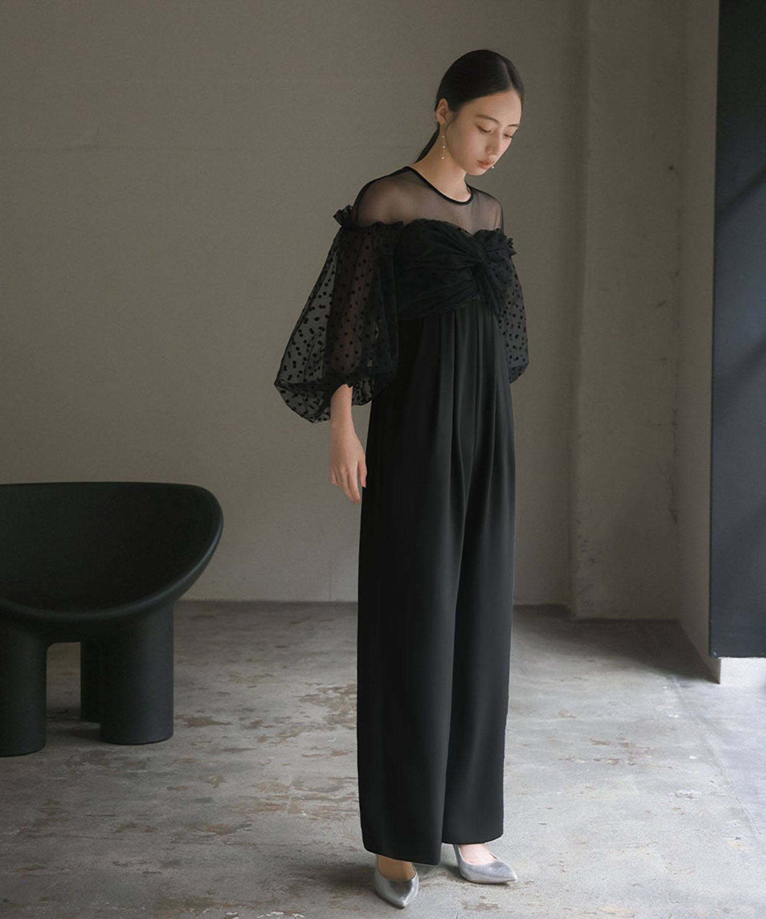 RIVER FIELD & Co.｜フロッキードットシアーオールインワン 結婚式