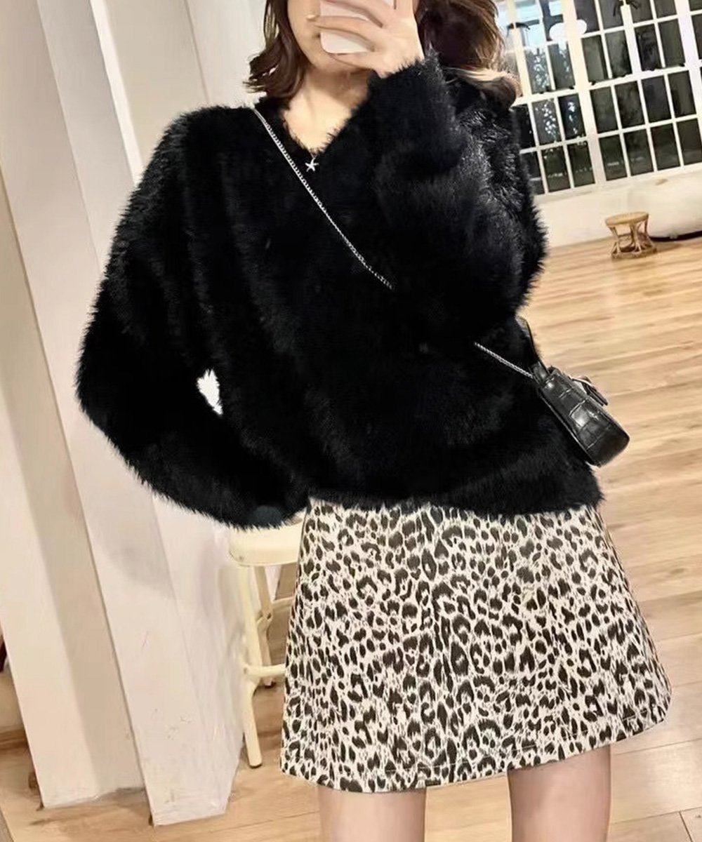 miniministore｜シャギーニットトップスふわふわニット秋冬 | Rakuten