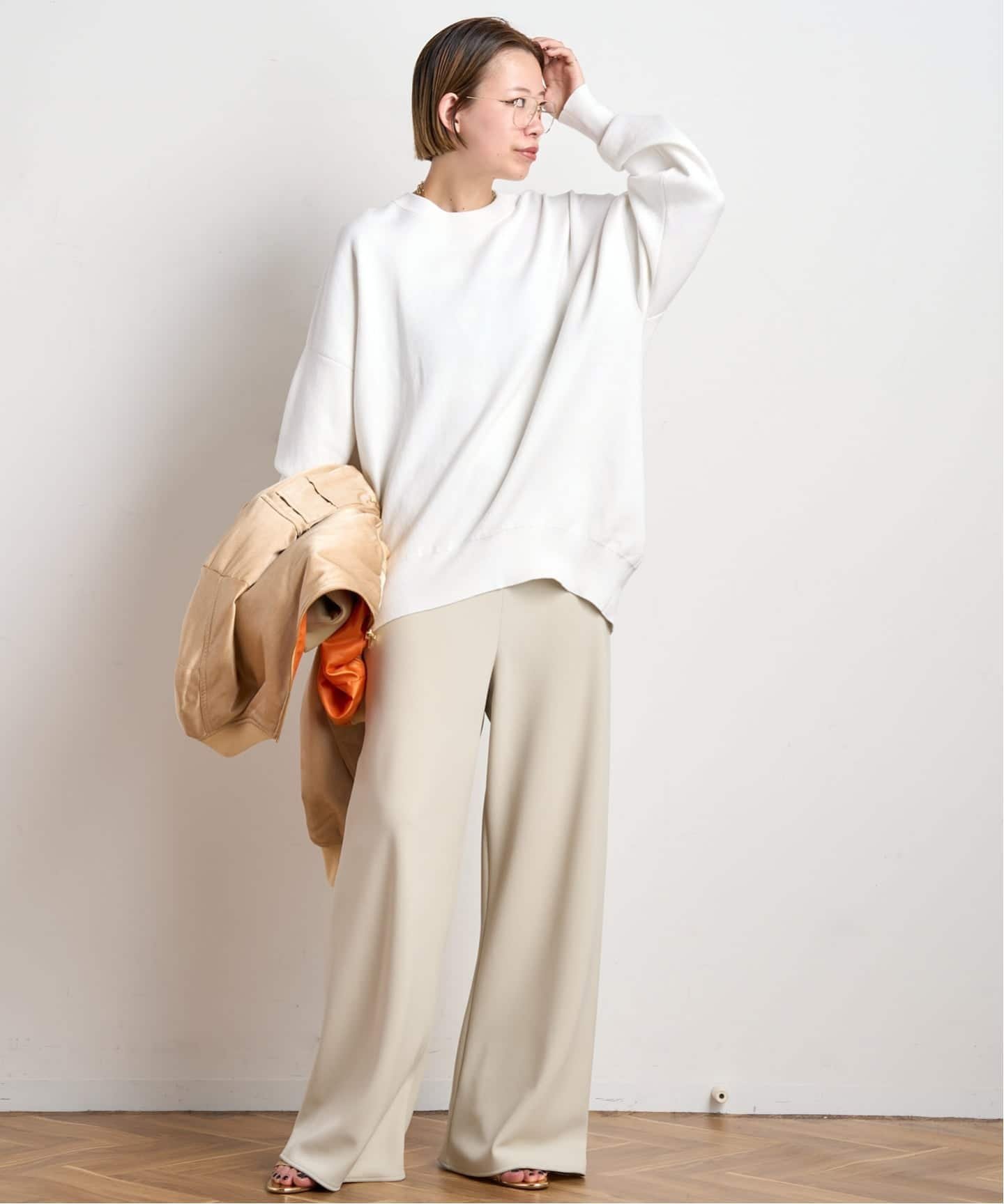 AP STUDIO｜コットンカシミヤリラックスプルオーバー | Rakuten