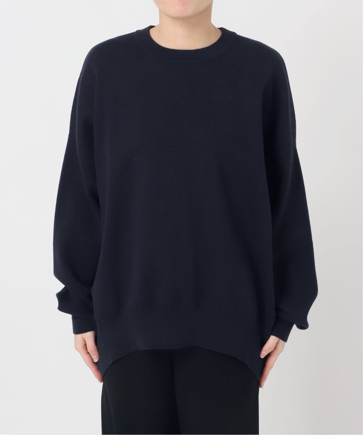 AP STUDIO｜コットンカシミヤリラックスプルオーバー | Rakuten