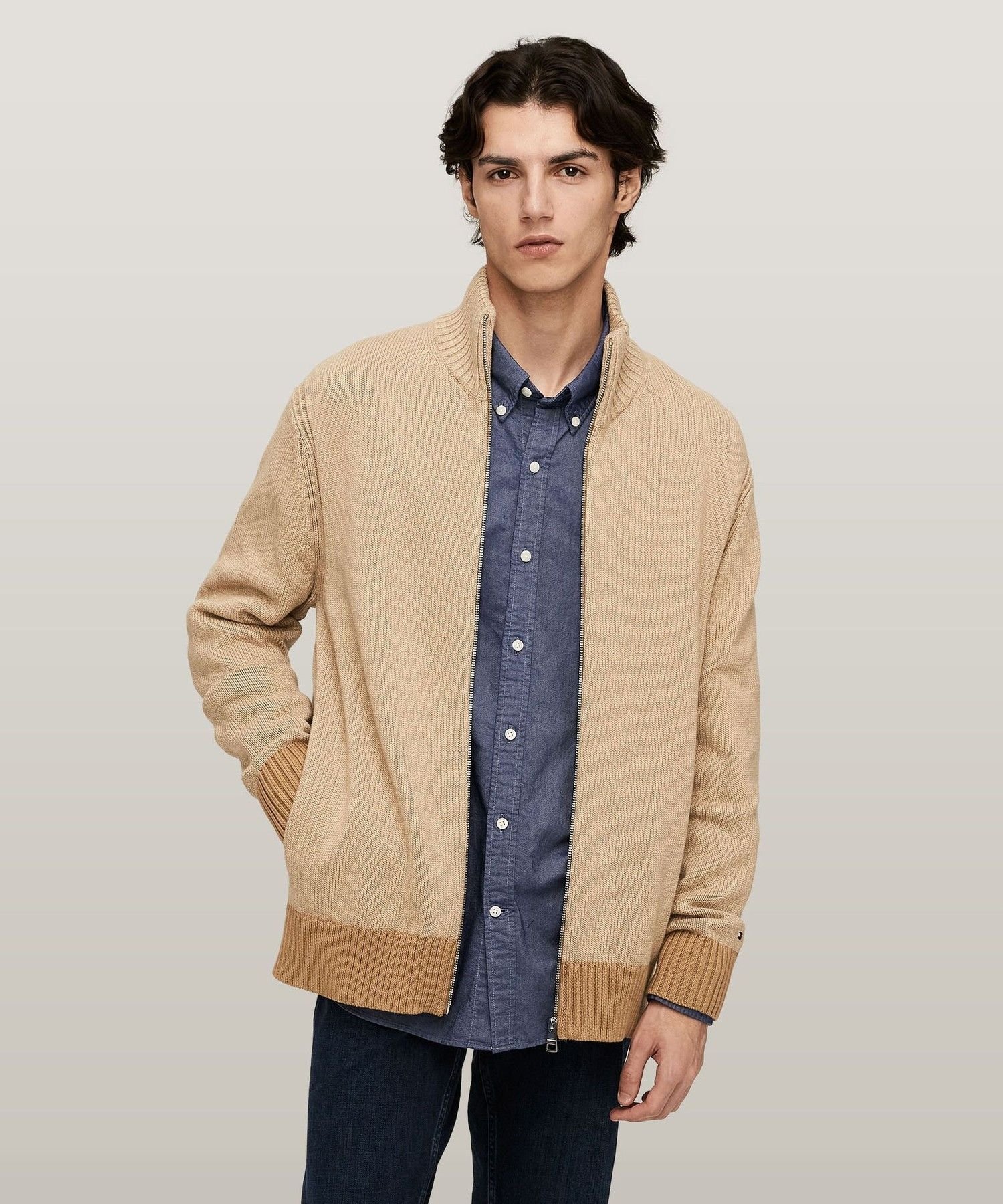 TOMMY HILFIGER｜ジップアップニットジャケット | Rakuten Fashion