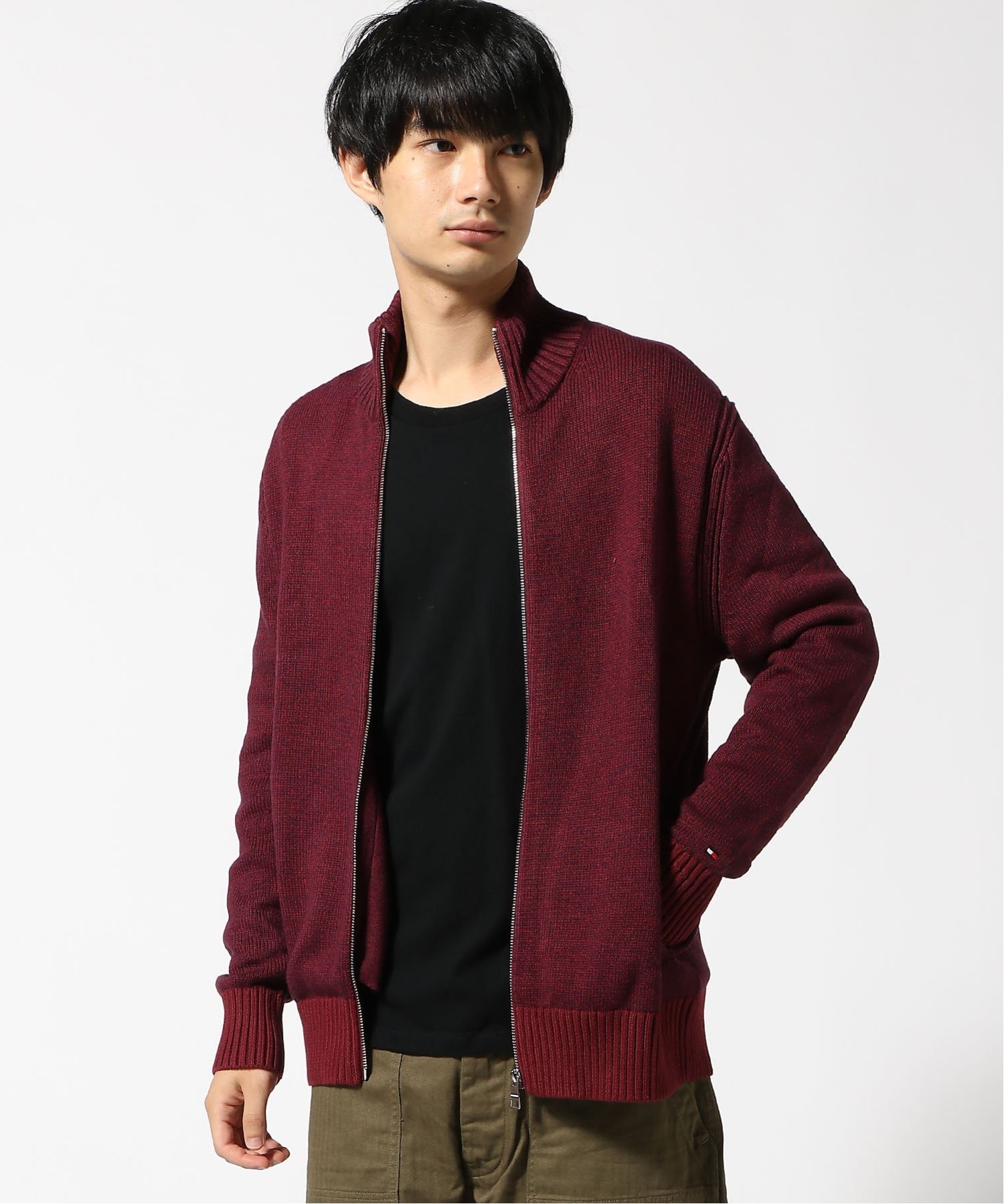 TOMMY HILFIGER｜ジップアップニットジャケット | Rakuten Fashion