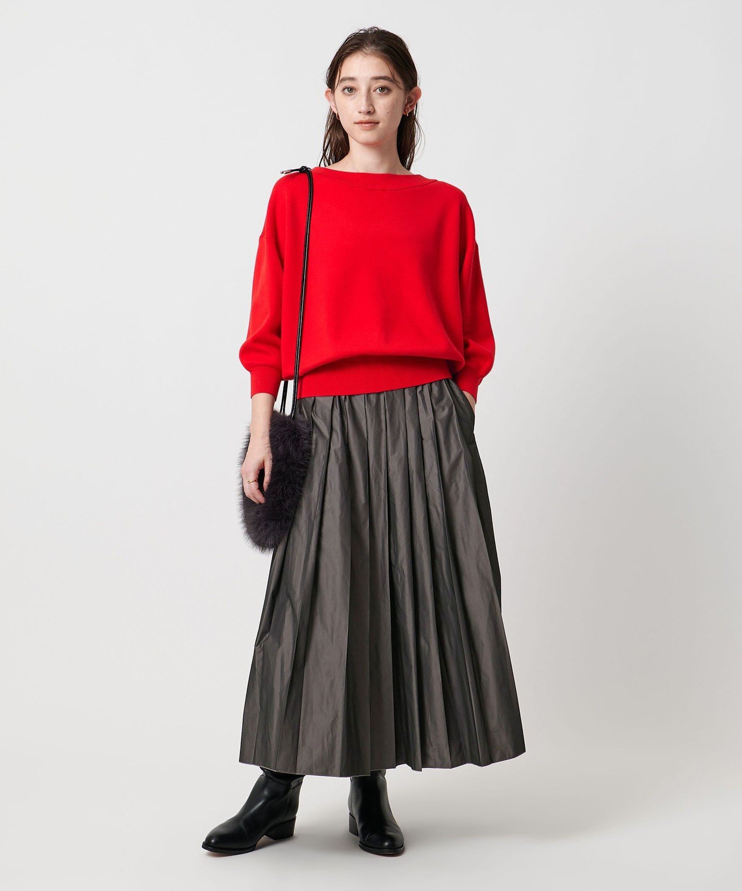 UNITED ARROWS｜シャンブレー タフタ プリーツ スカート | Rakuten