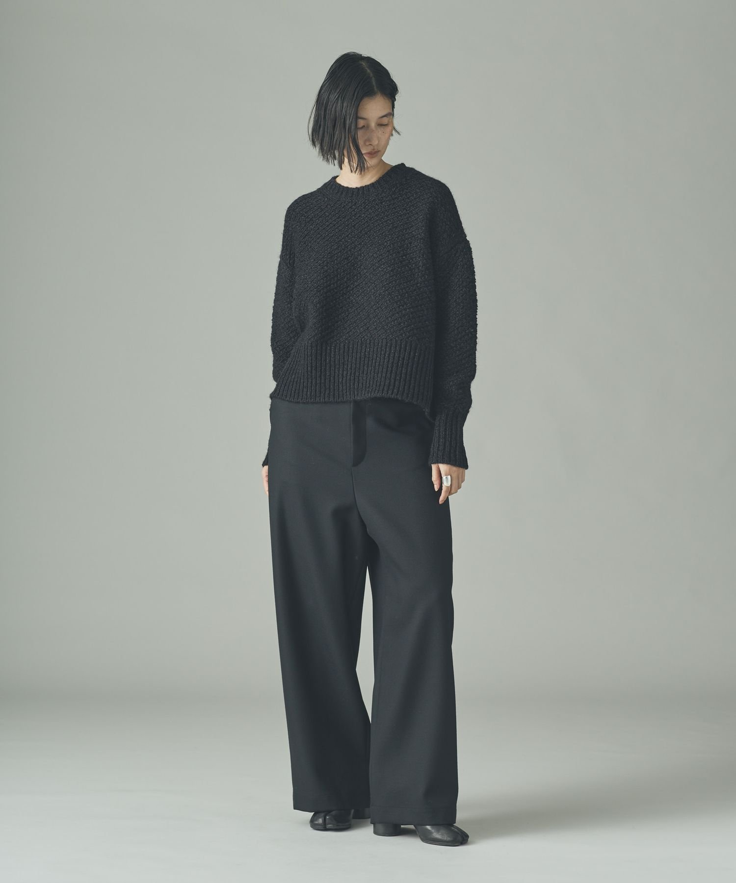 Curensology｜カノコアミMIXニットプルオーバー | Rakuten Fashion