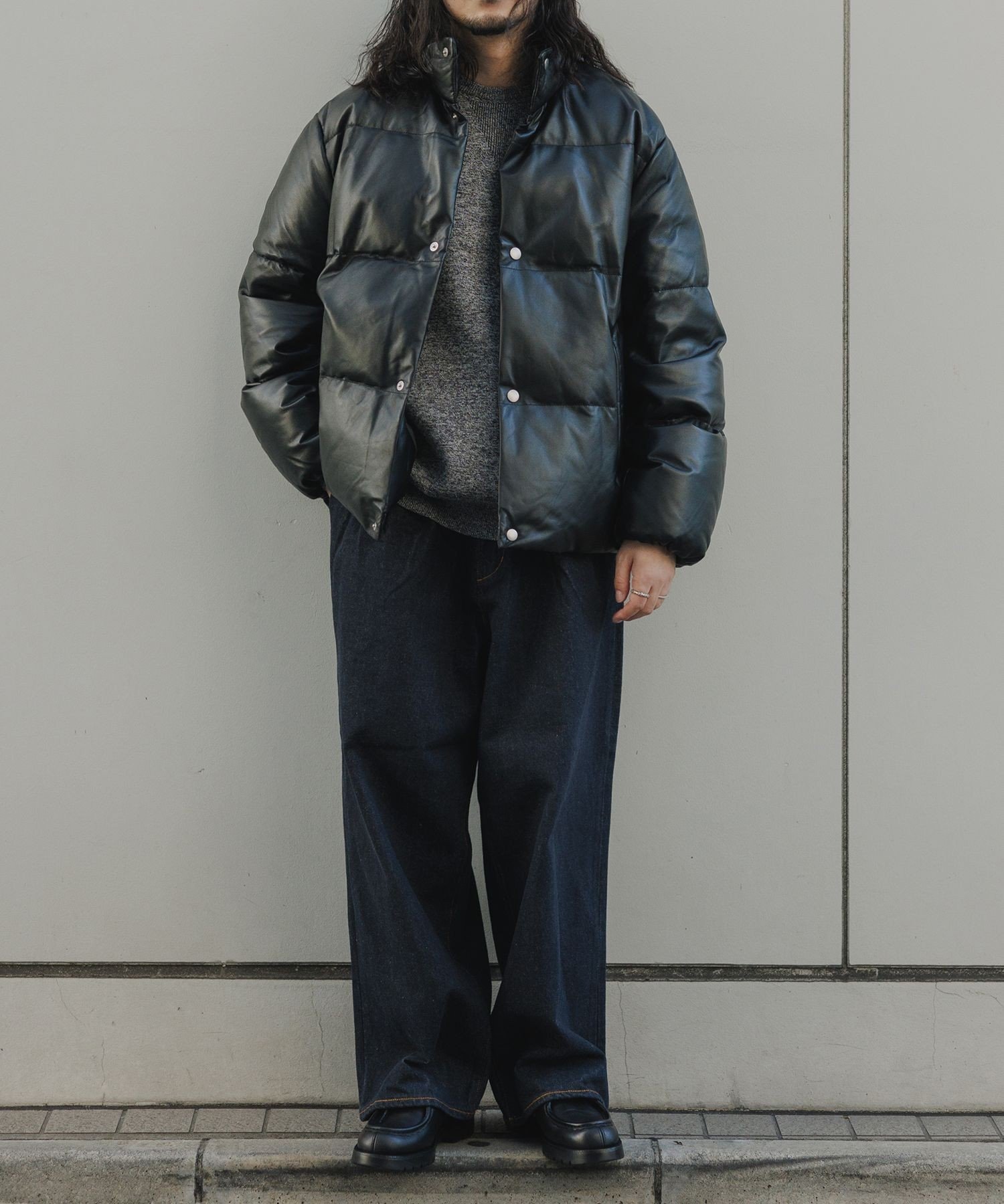 ADAM ET ROPE'｜《別注》【AVIREX for ADAM ET ROPE'】レザーダウン