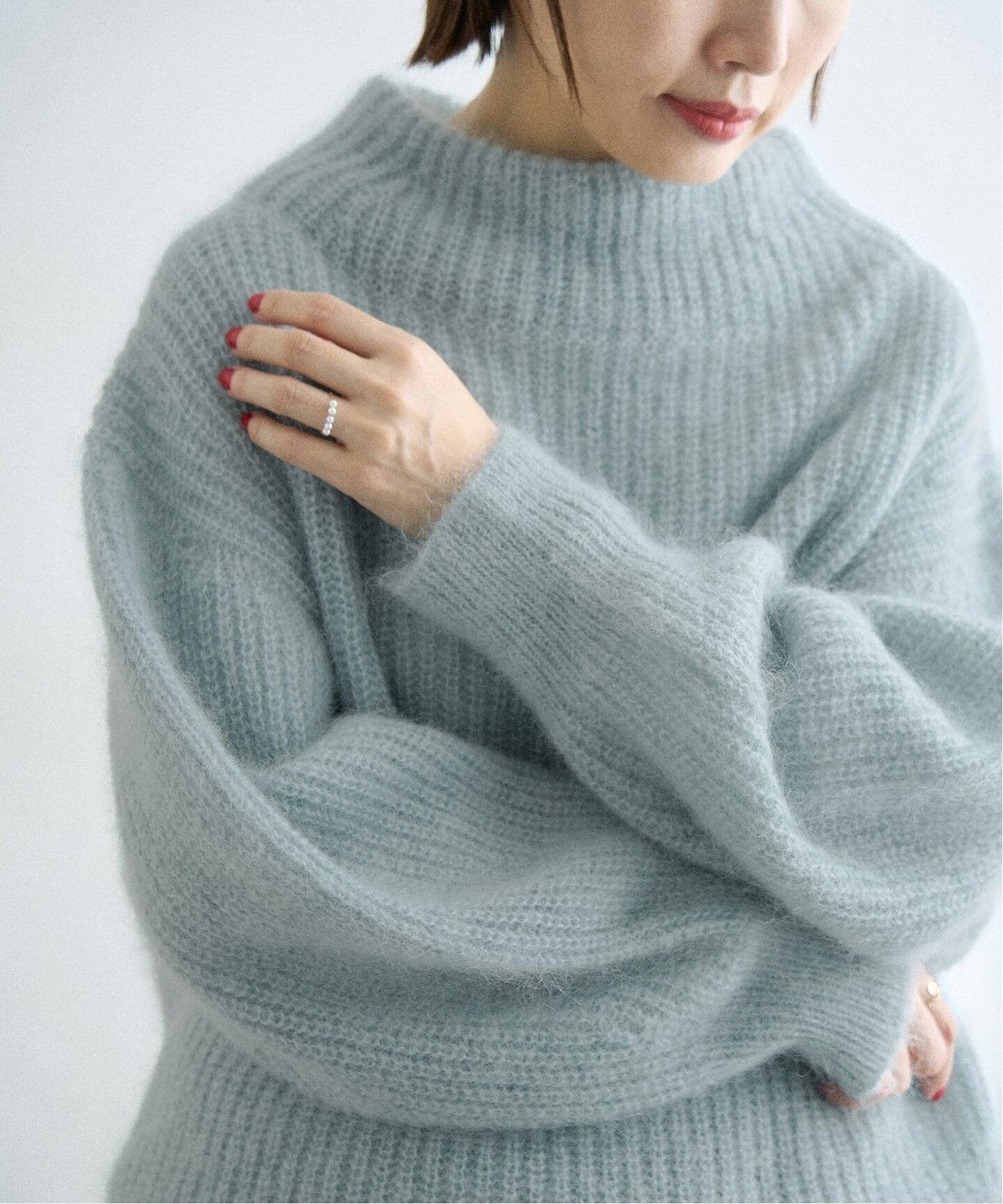 IENA｜キッドモヘヤミックス 片畦プルオーバー | Rakuten Fashion(楽天