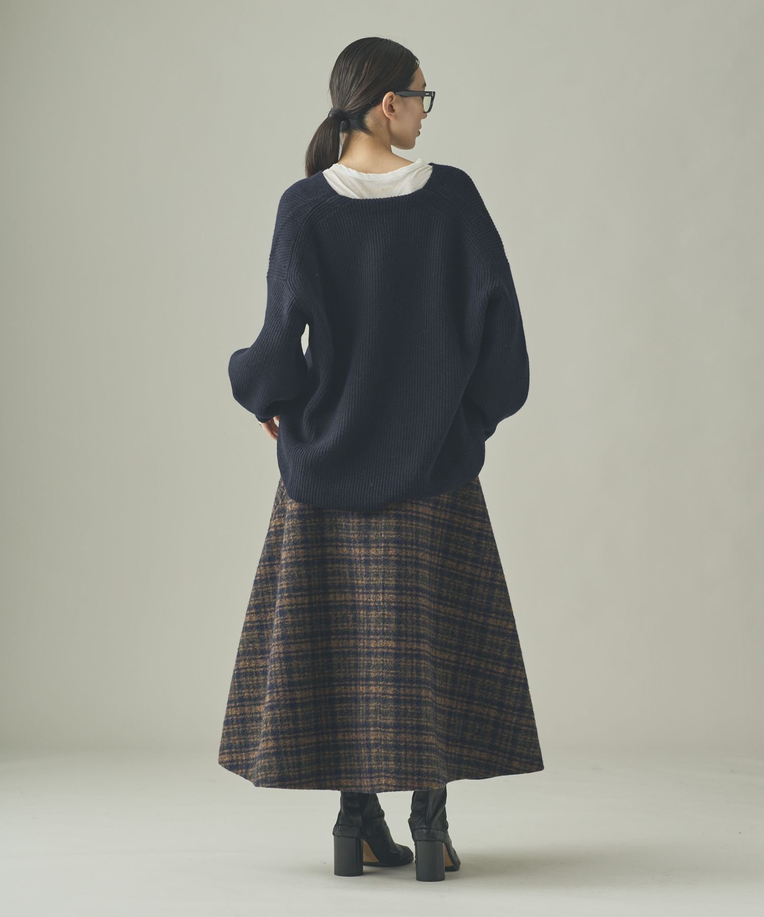 Curensology｜ウールカシミヤUネックニットプルオーバー | Rakuten