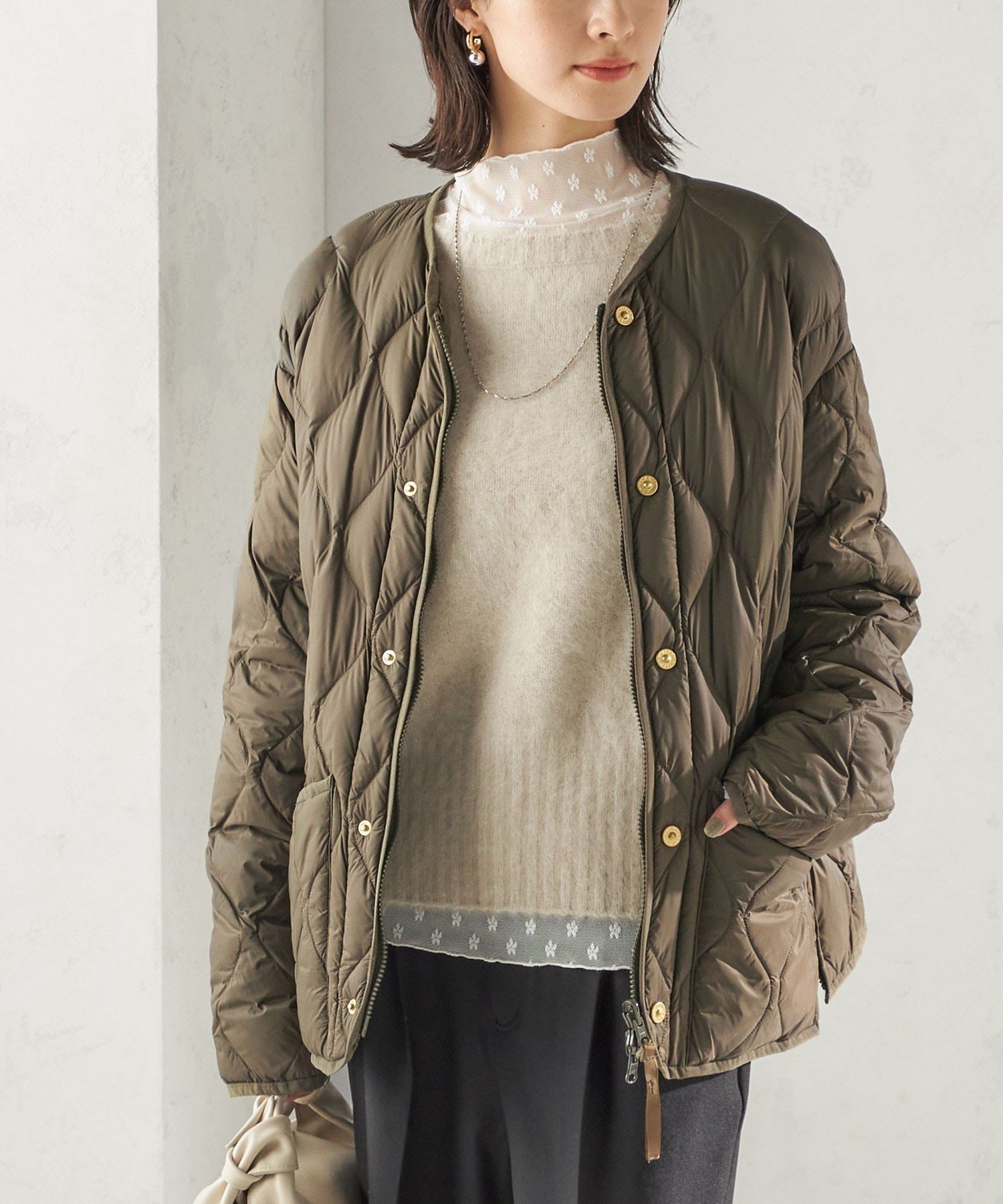 【SHIPS別注】TAION リブ マルチ WAY ダウン ジャケット SHIPS別注】TAION:〈手洗い可能〉リブ マルチ WAY ダウン ジャケット