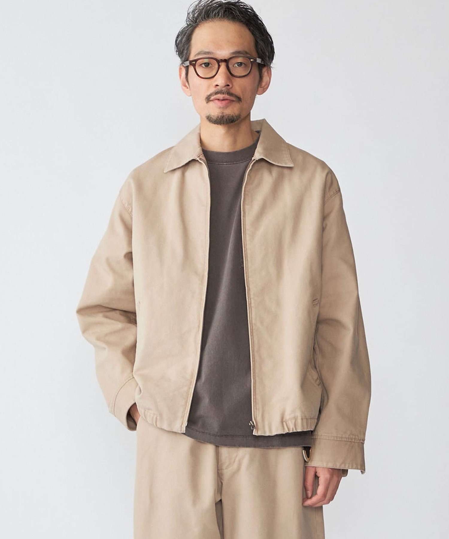 SHIPS｜SHIPS: ストーン ウォッシュ コットン ブルゾン (セットアップ