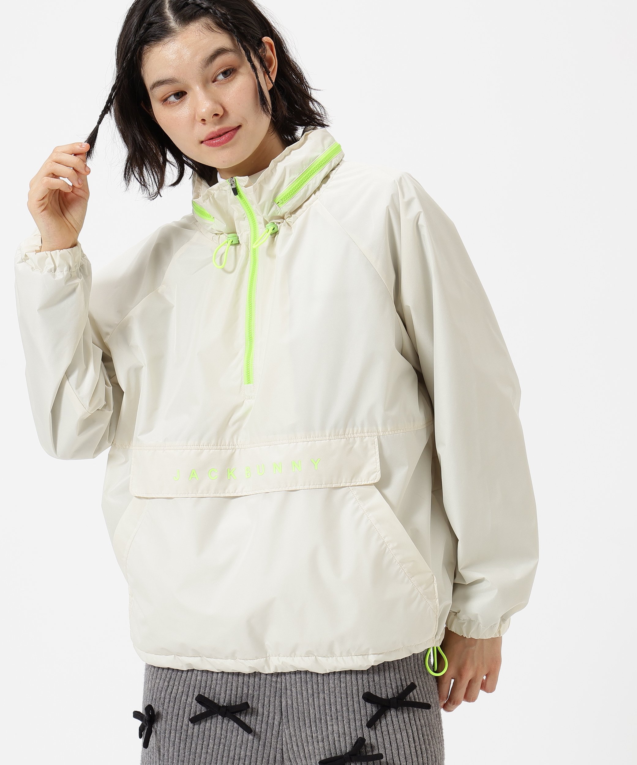 Jack Bunny!!｜Octa裏地 ハーフジップブルゾン | Rakuten Fashion(楽天