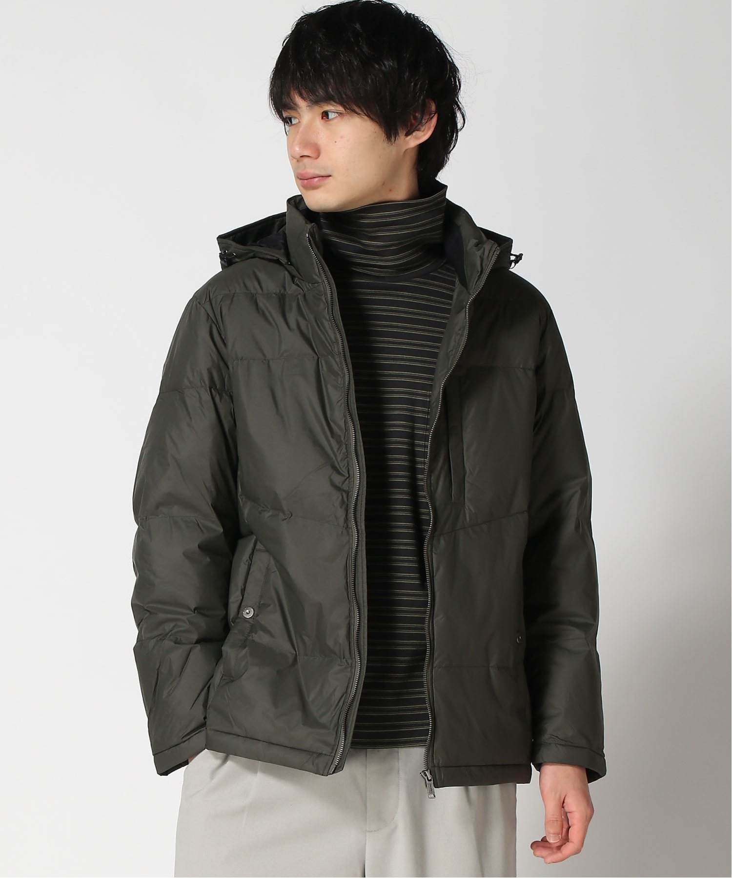 CROCODILE｜(M)フード付き ダウン ジャケット | Rakuten Fashion(楽天