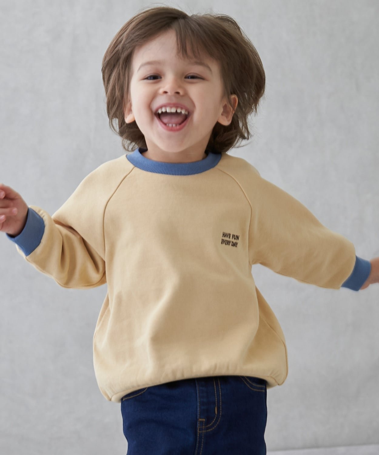 NARUMIYA ONLINE｜【GOODPRICE】裏起毛衿配色トレーナー | Rakuten