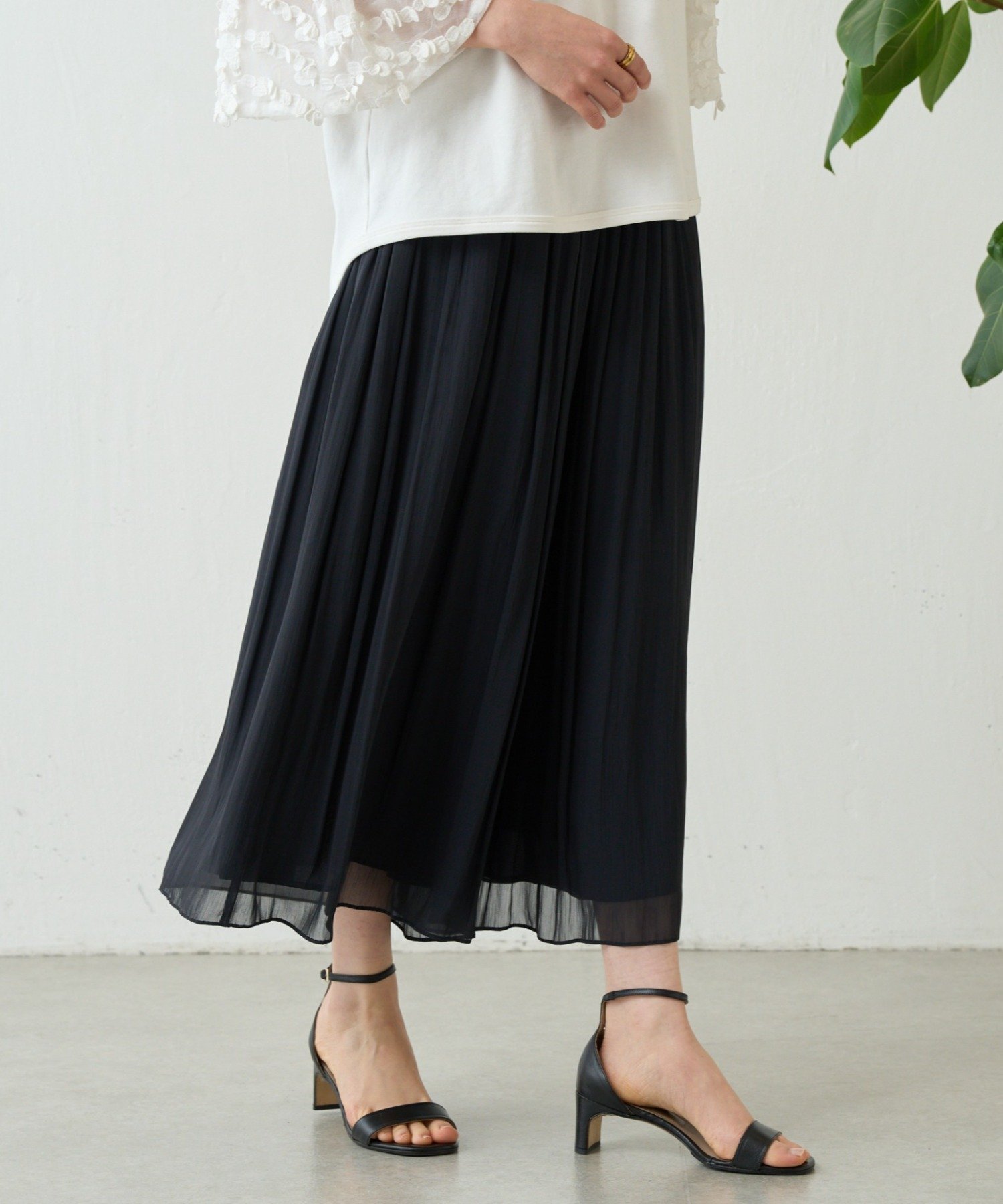 BEARDSLEY｜NEWシワシフォンギャザーパンツ | Rakuten Fashion(楽天