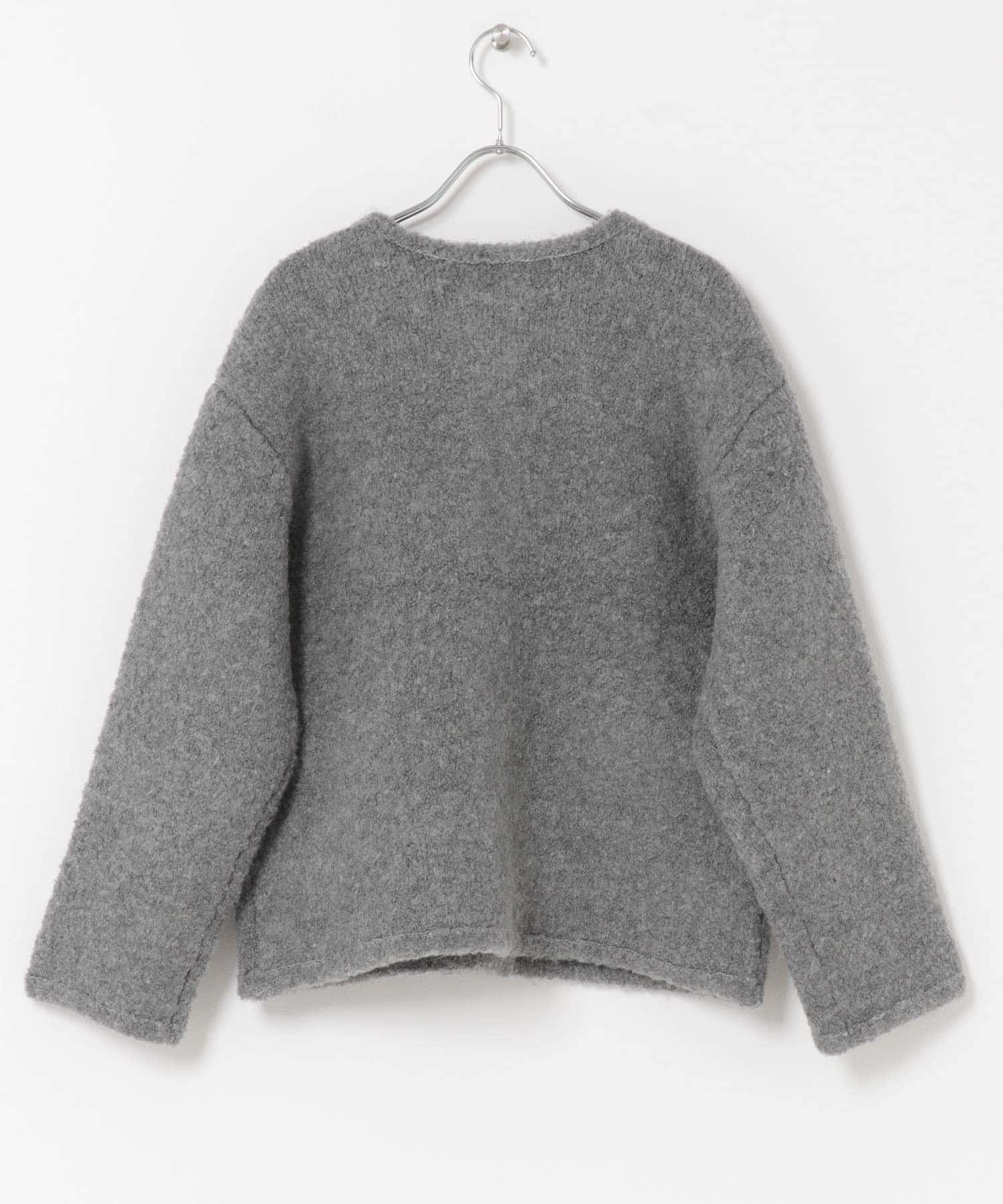 URBAN RESEARCH ROSSO｜『WEB/一部店舗限定』ウール混ブークレニット