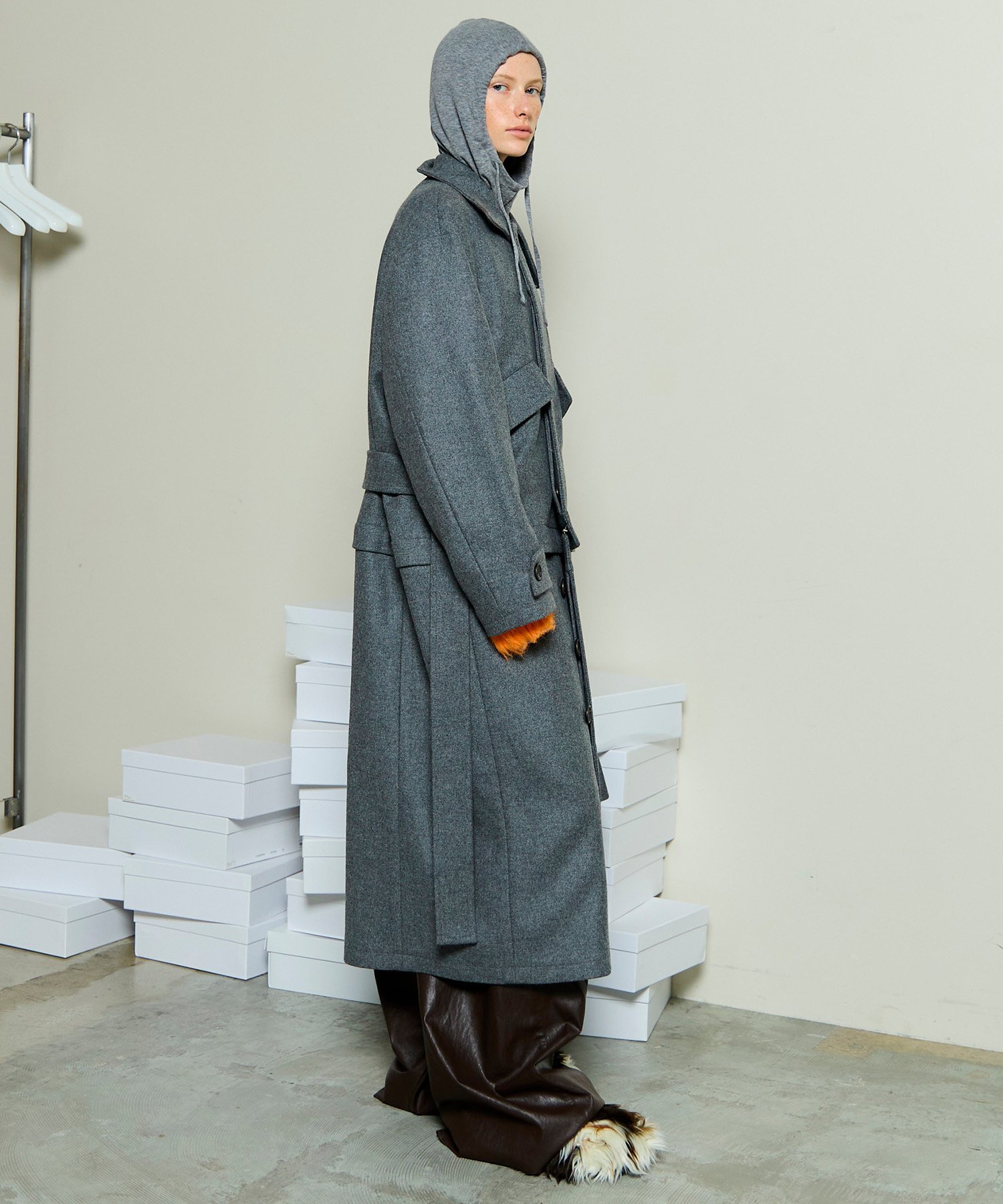 MAISON SPECIAL｜2WAYスタンドカラーコート | Rakuten Fashion(楽天