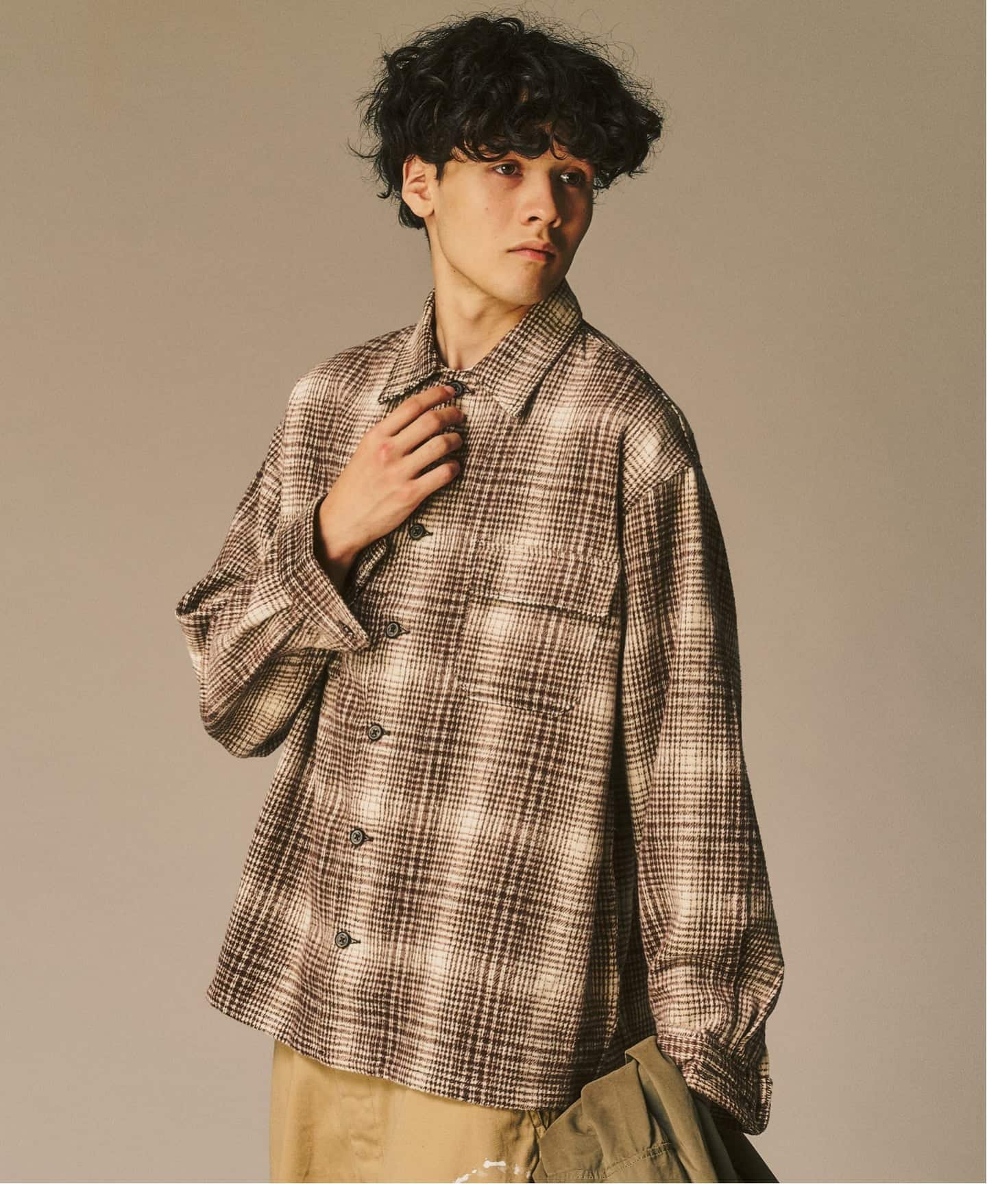 417 EDIFICE｜シャギー チェック シャツ | Rakuten Fashion(楽天