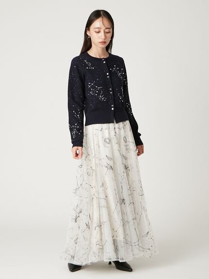 FRAY I.D｜エトワールエンブロイダリーチュールスカート | Rakuten