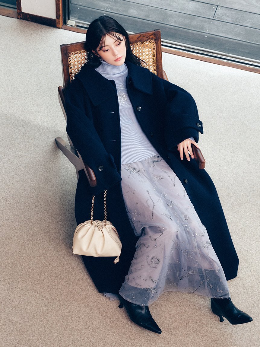 FRAY I.D｜エトワールエンブロイダリーチュールスカート | Rakuten