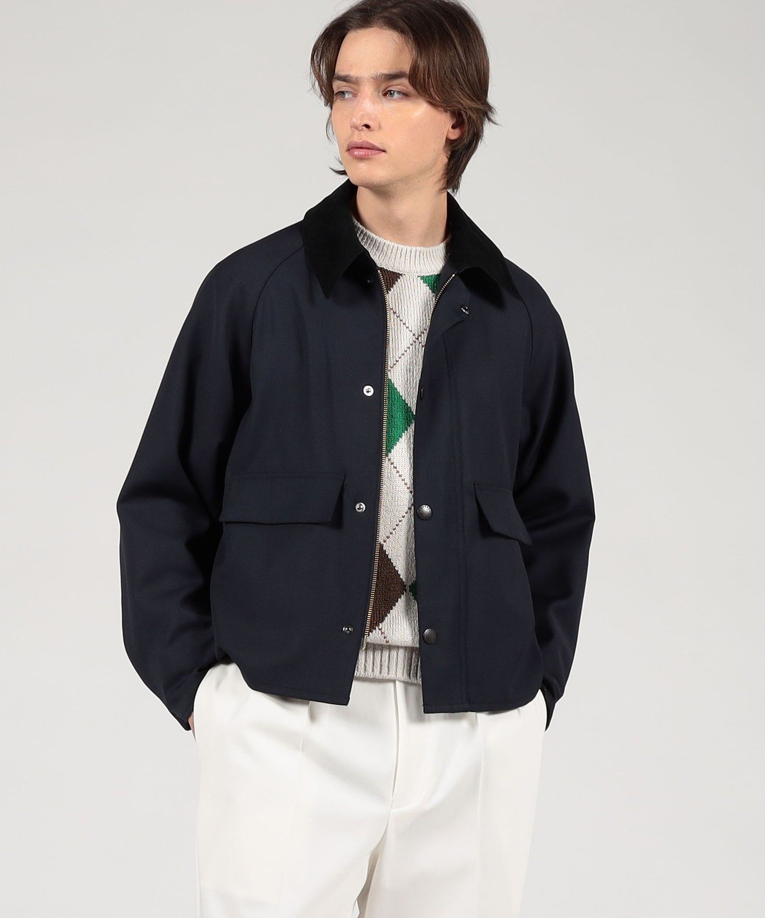 TOMORROWLAND｜【別注】Barbour Spey ウール ブルゾン | Rakuten