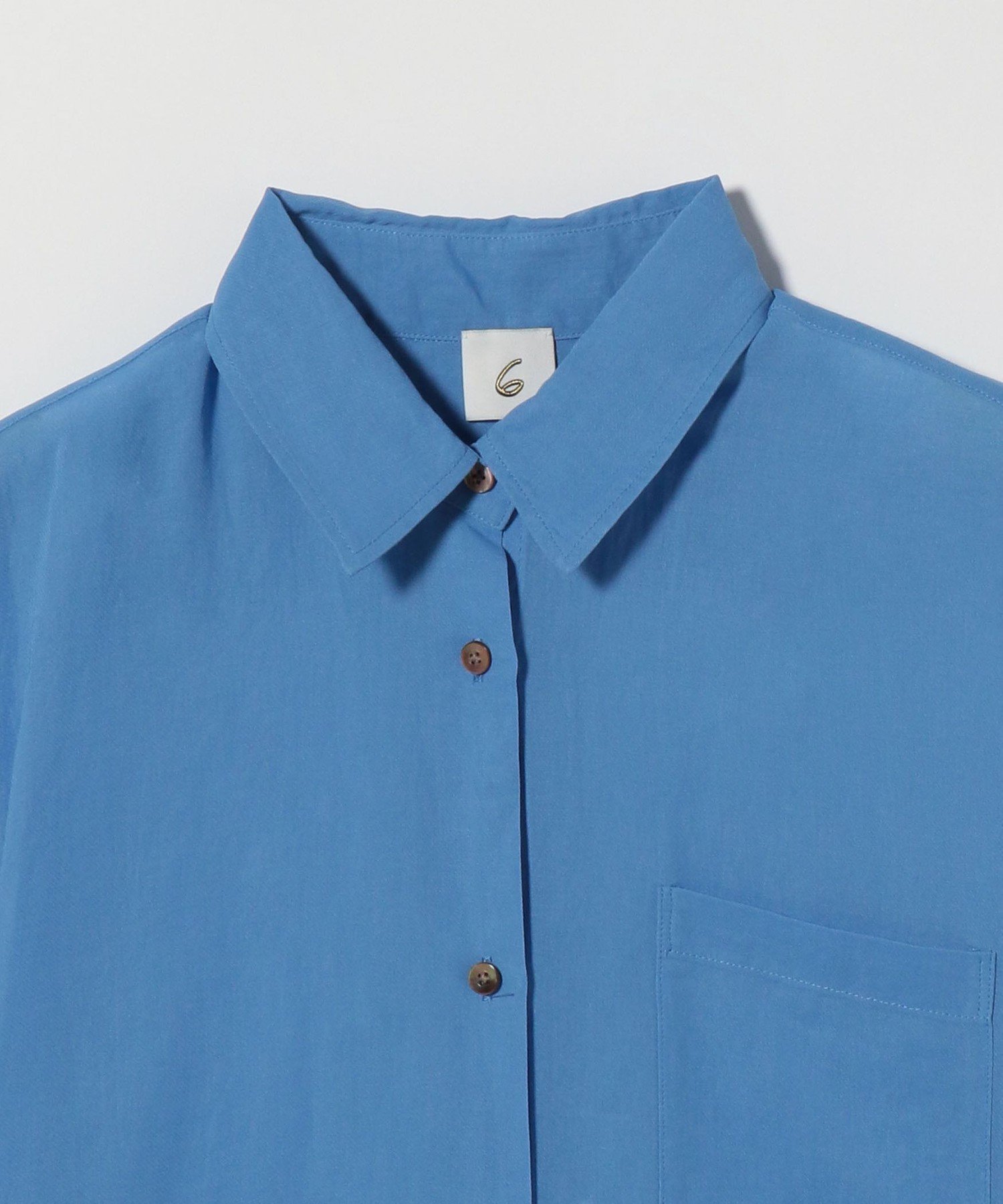 ＜6(ROKU)＞スケ ショートスリーブ シャツ 6(ROKU)＞スケ ショートスリーブ シャツ