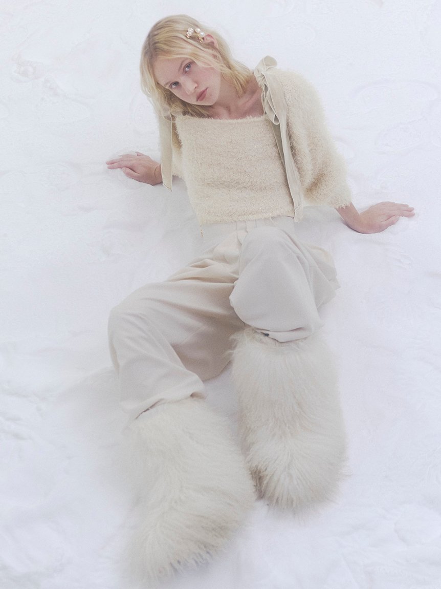 SNIDEL｜ラメニットアンサンブルプルオーバー【カンヘウォン着用