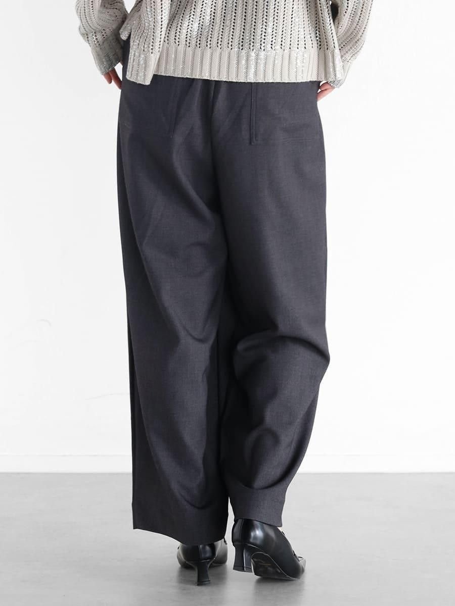 Vin｜ツイルコクーンシルエットパンツ | Rakuten Fashion(楽天