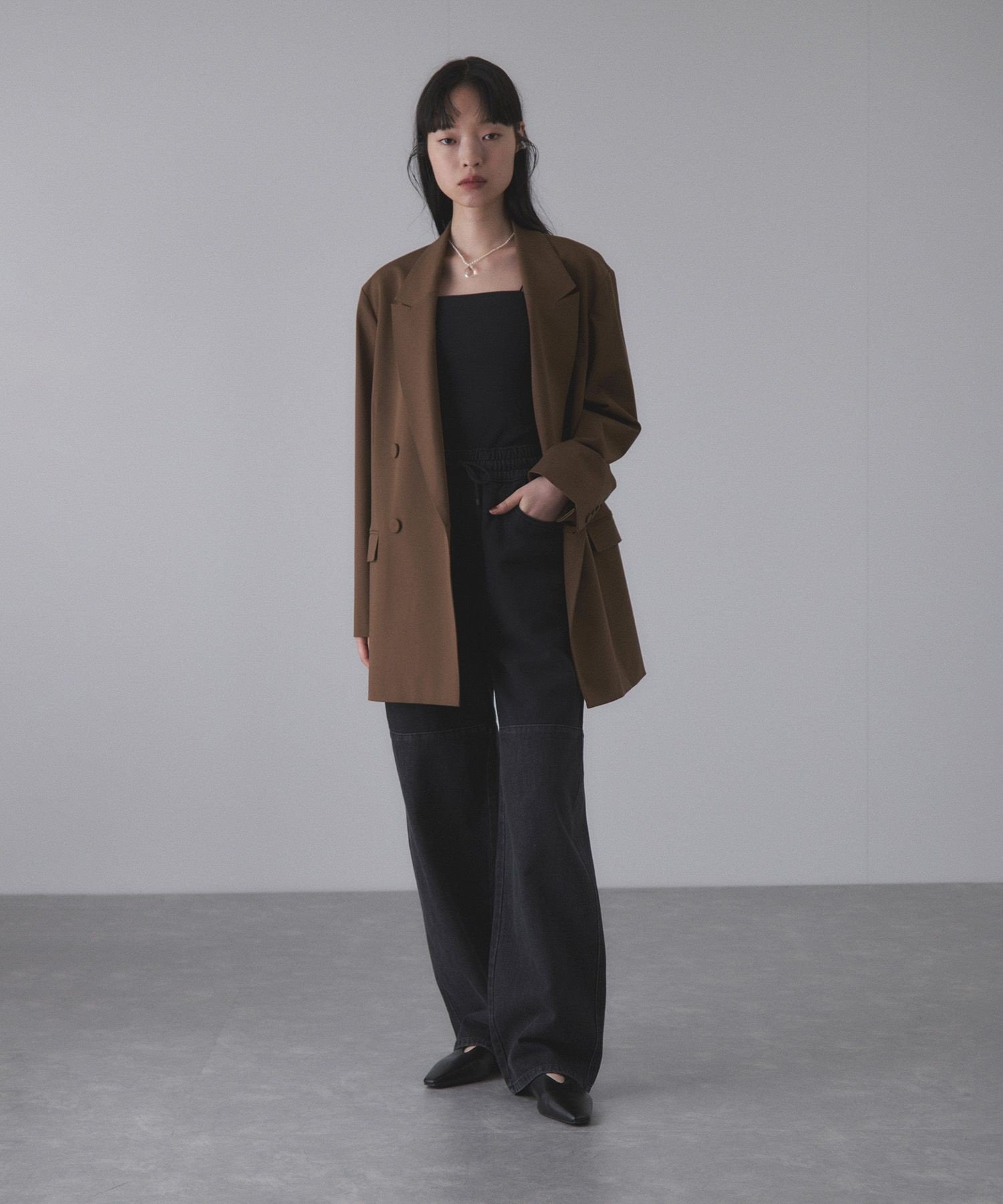 ADAM ET ROPE'｜【AMOMENTO for ADAM ET ROPE'】別注DRAWSTRING DENIM