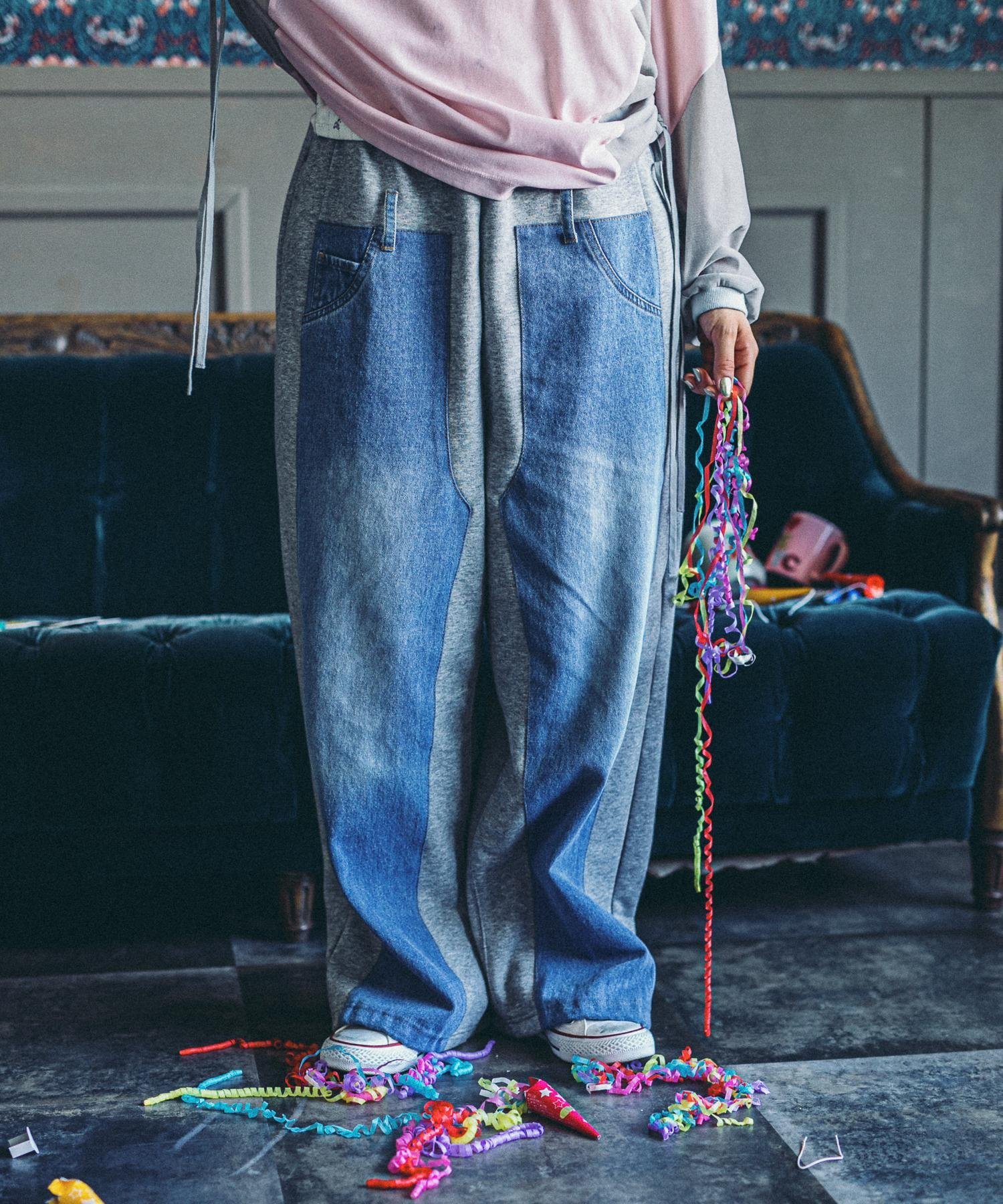 niko and ｜[MODE NORM CORE] デニムパッチワークパンツ | Rakuten