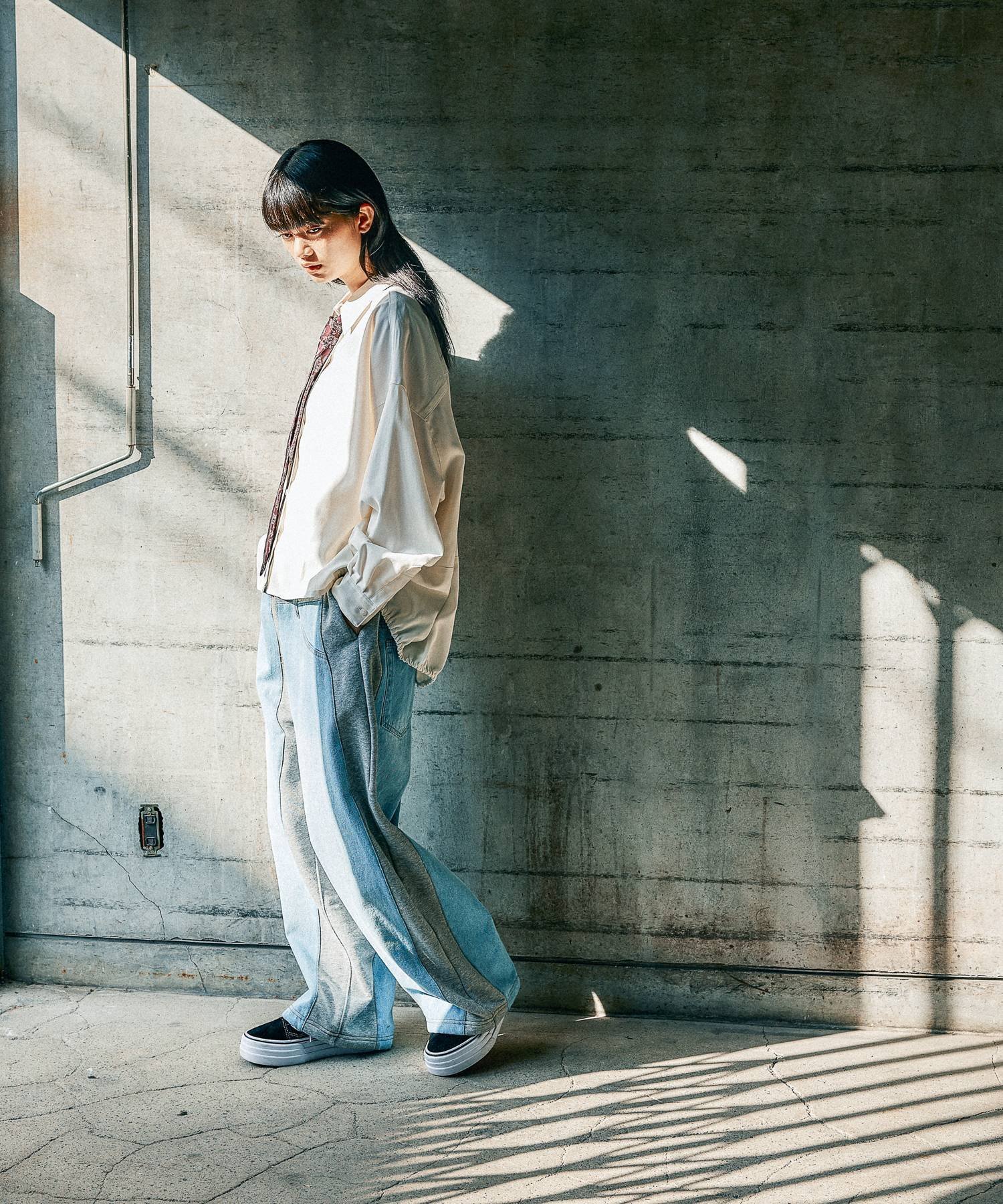 niko and ｜[MODE NORM CORE] デニムパッチワークパンツ | Rakuten