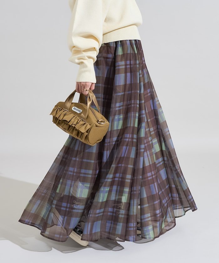 FREAK'S STORE｜エアリーチェックフレアスカート 25AW | Rakuten